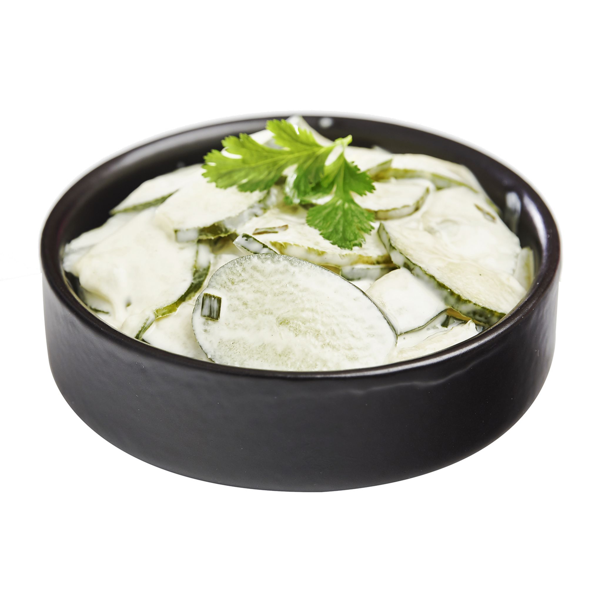 Voir la diapositive 2 : AUCHAN LE TRAITEUR Concombres au fromage blanc bio 200g