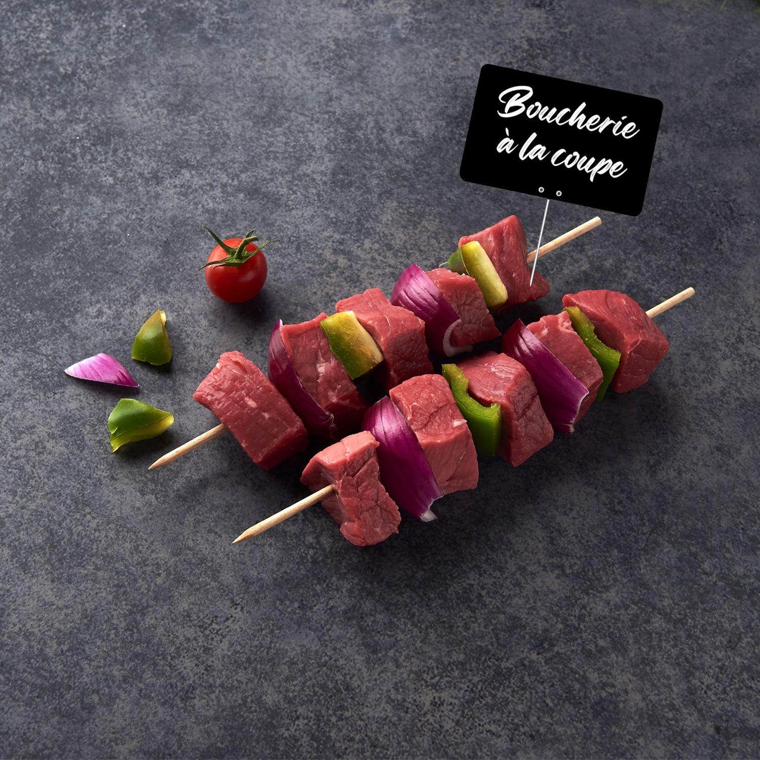 MON BOUCHER Brochette de boeuf aux 3 poivres à griller 3 portions 440 g à 640 g
