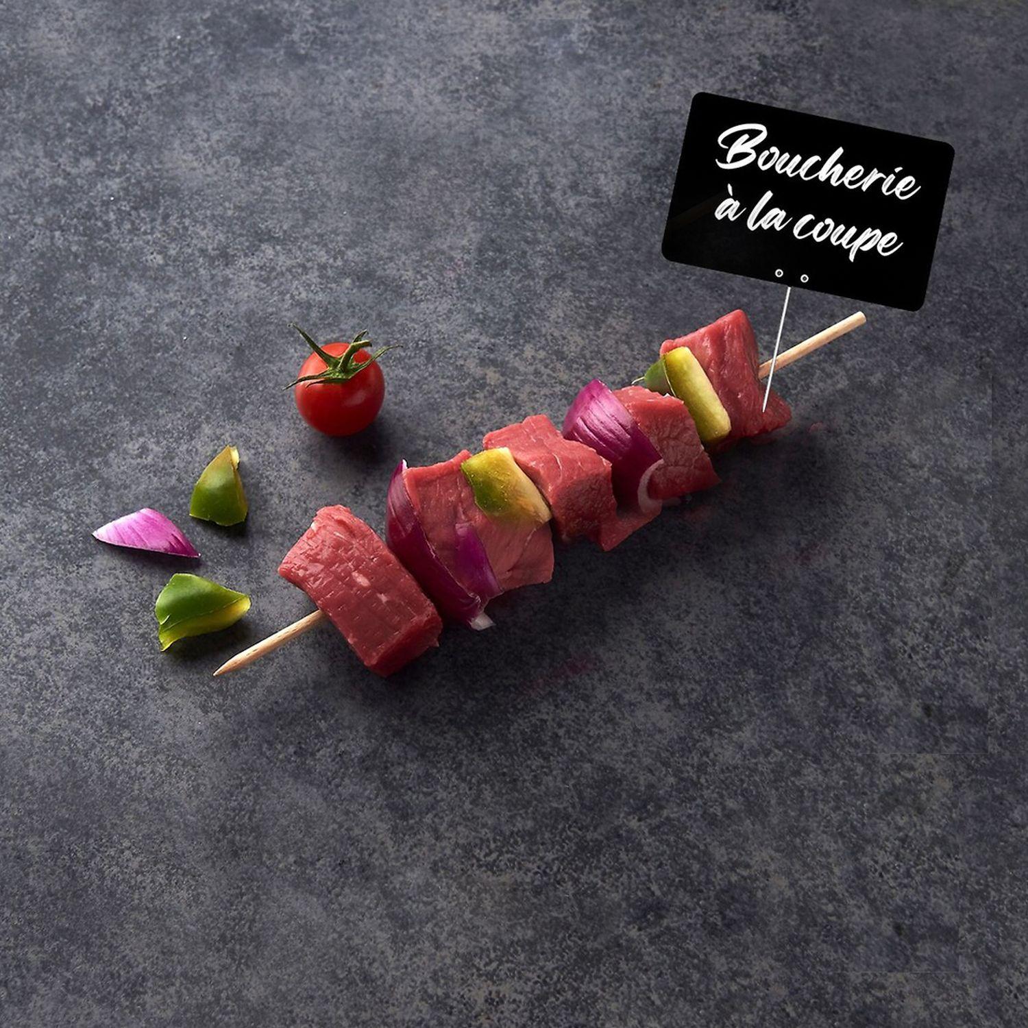 MON BOUCHER Brochette de boeuf d'échalote et d"oignon à griller 3 portions 300 g à 460 g
