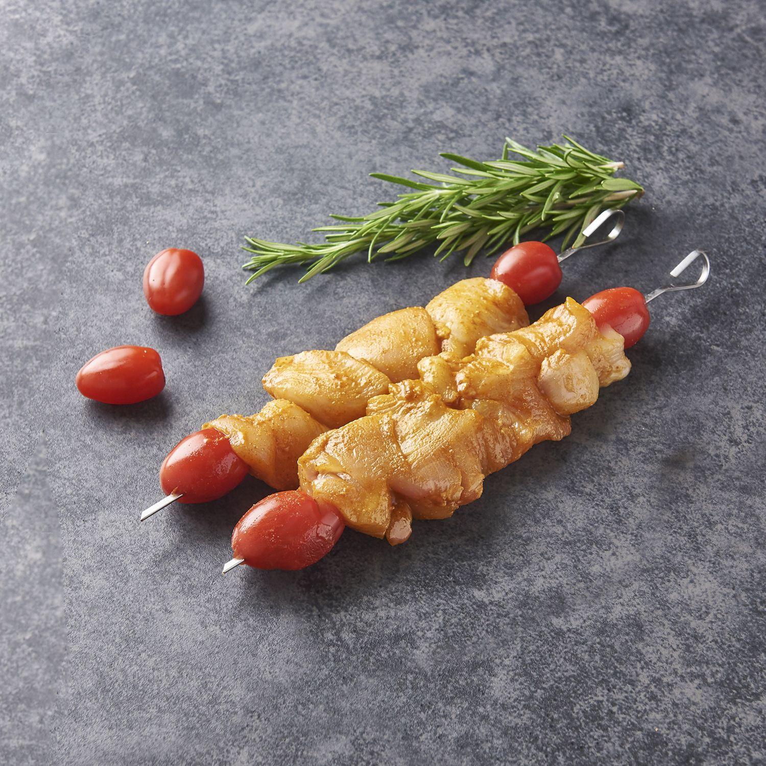 MON BOUCHER Brochette de poulet curry 3 portions 500 g à 740 g