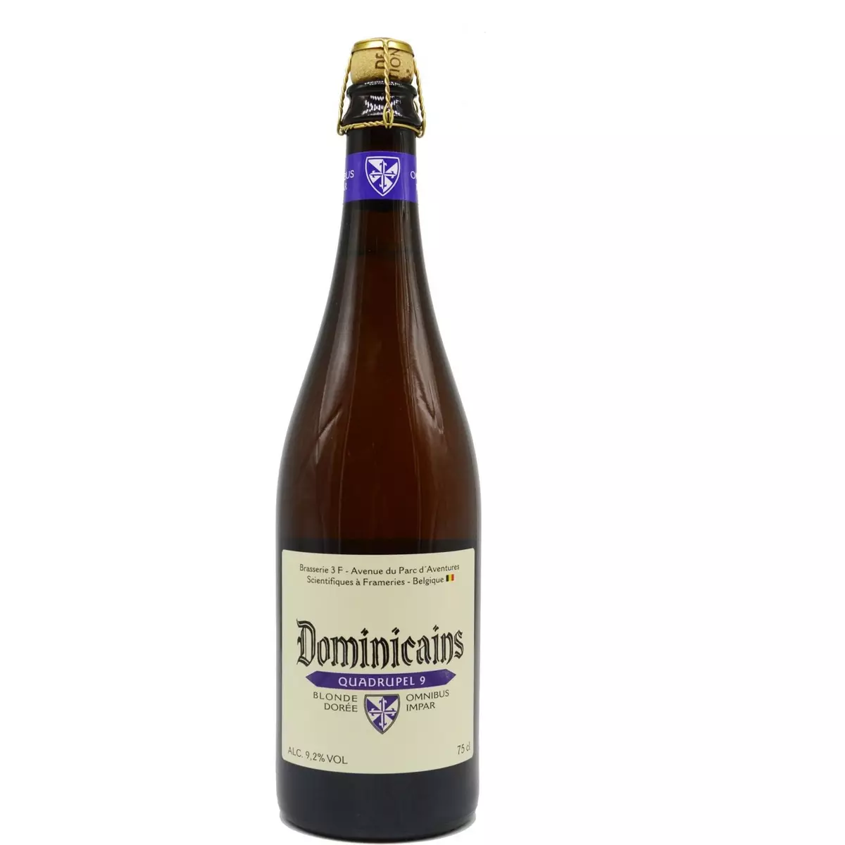 DOMINICAINS Bière blonde Quadrupel 9   9.2% 75cl