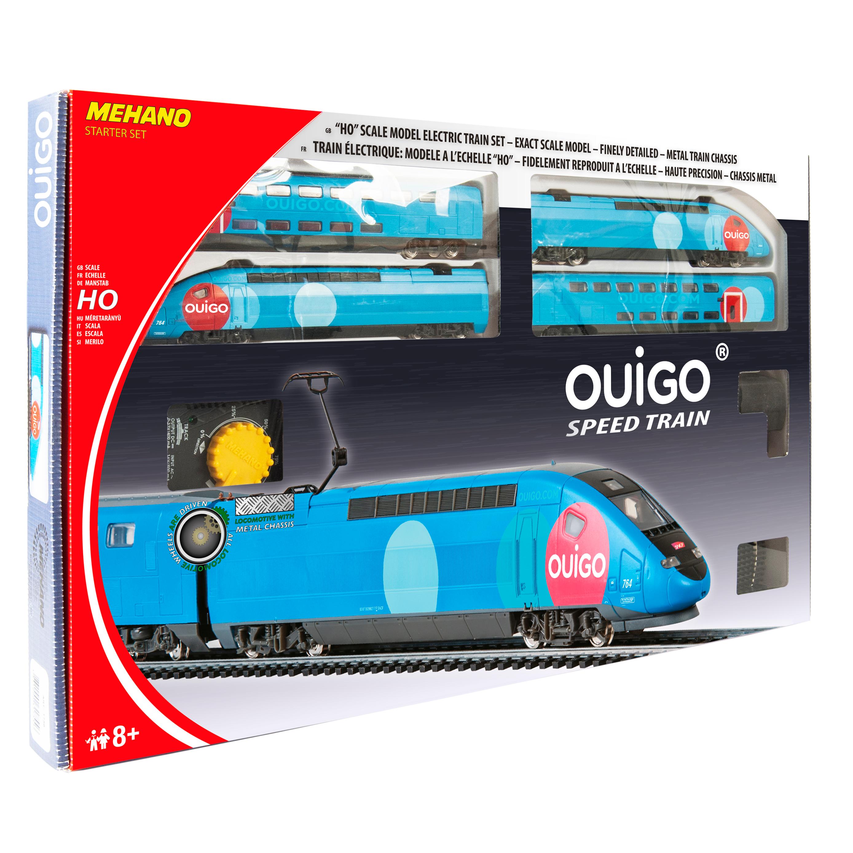 Coffret TGV Ouigo avec transformateur