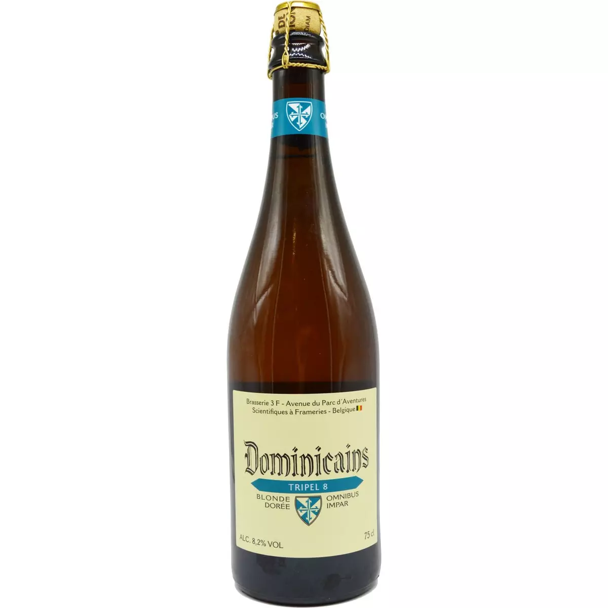 DOMINICAINS Bière blonde triple 8.2% 75cl