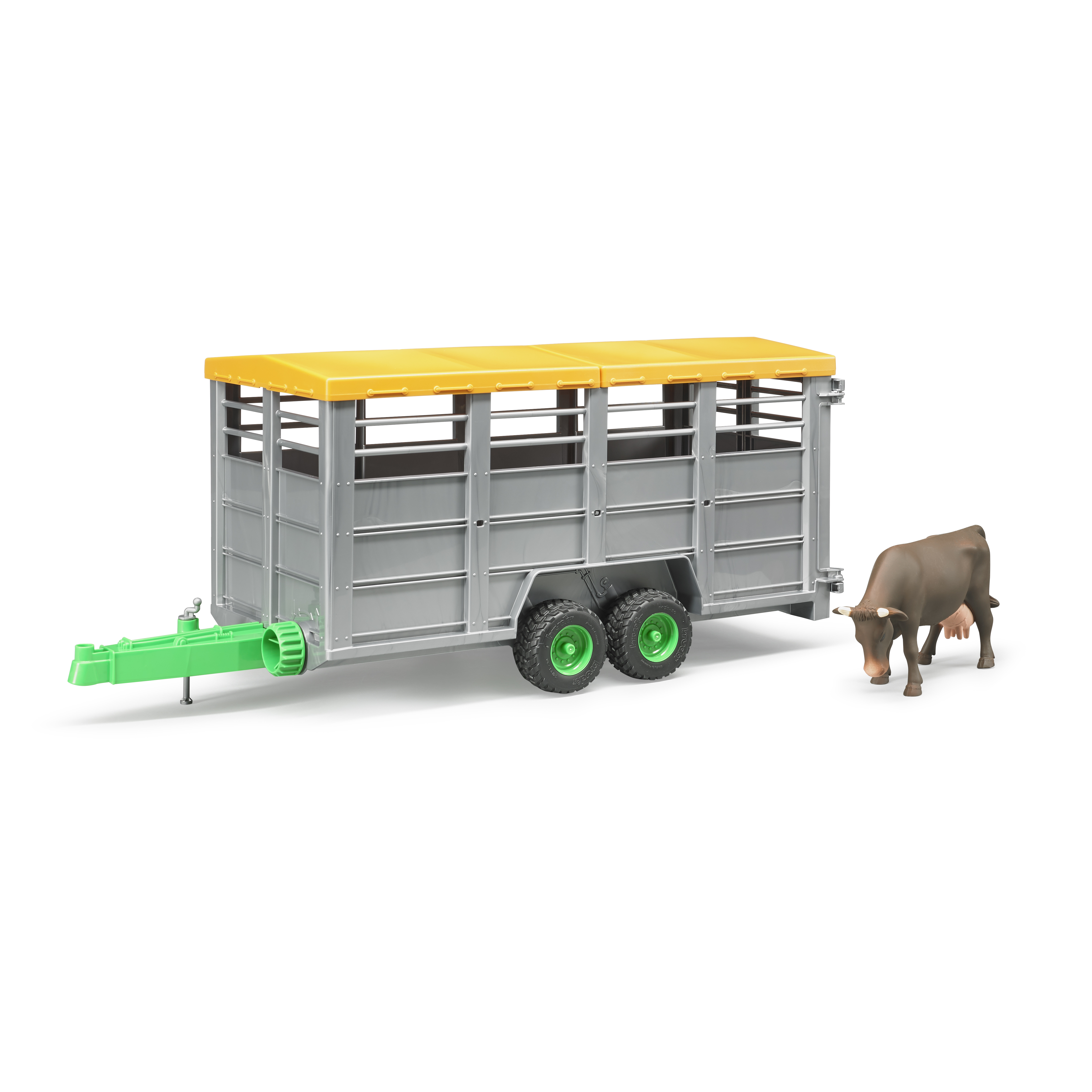 BRUDER Remorque bétaillère avec vache