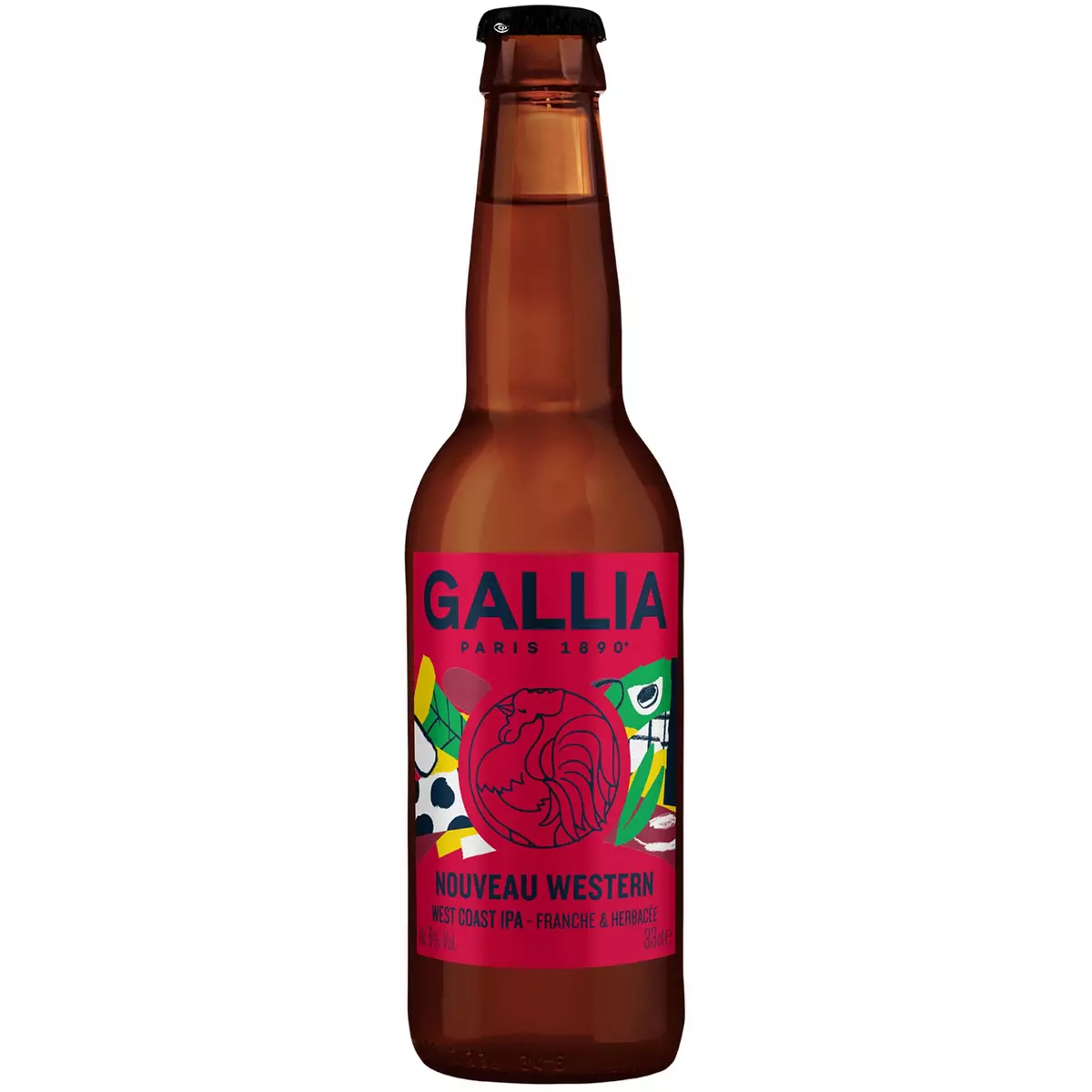 GALLIA Bière blonde India Pale Ale 6% bouteille 33cl