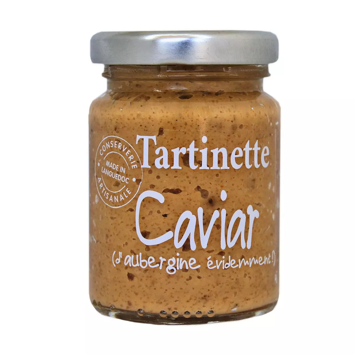 LES CHEMINS DE TABLE Tartinette caviar d'aubergine à tartiner 90g