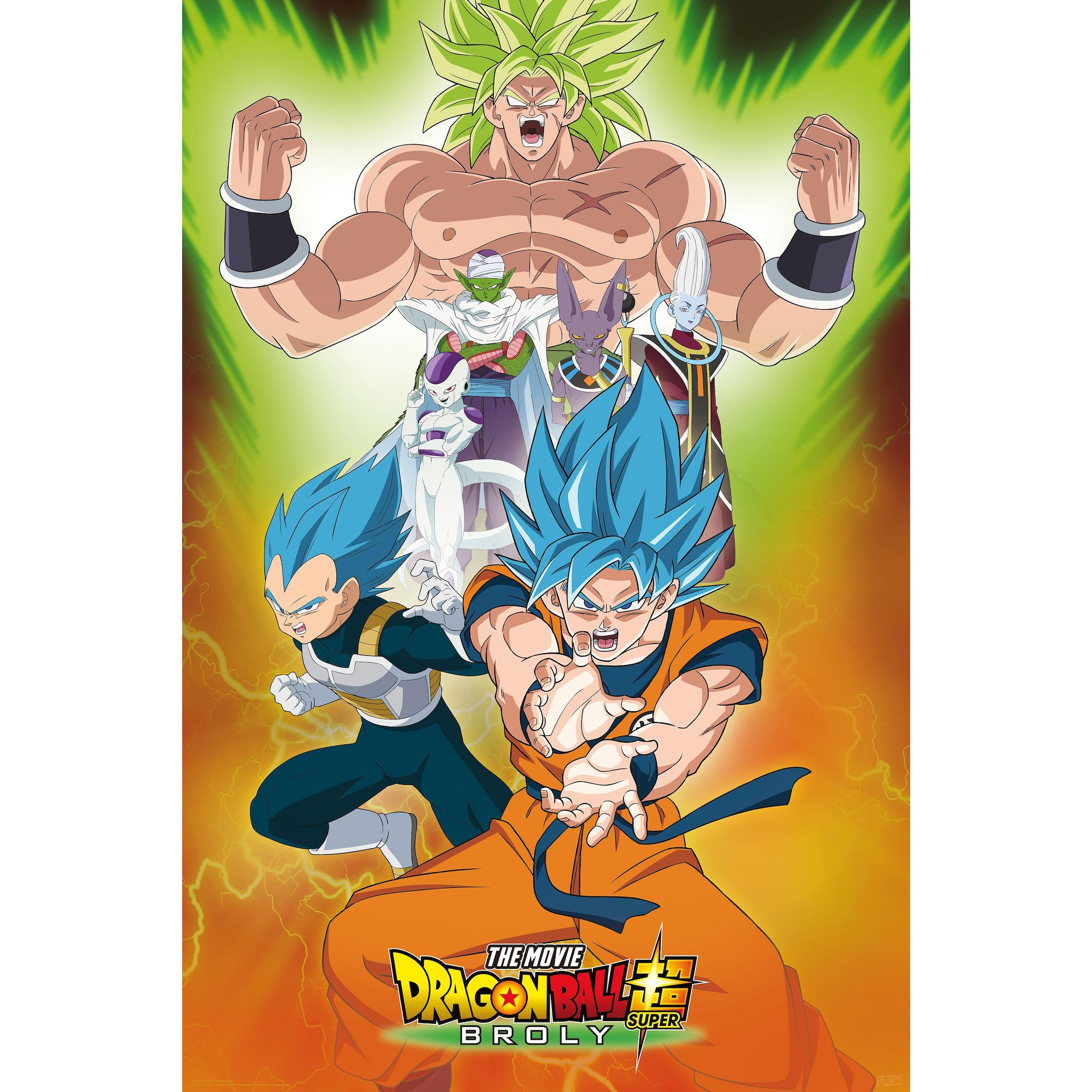 ABYSTYLE Poster Groupe 91,5 x 61 cm - Dragon Ball Super Broly