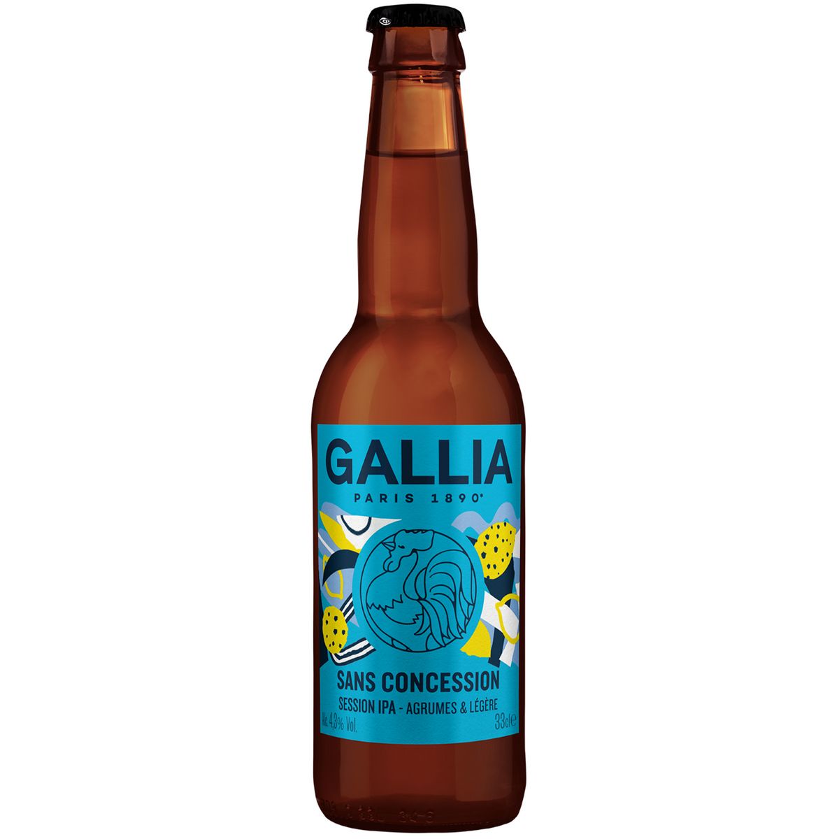 GALLIA Bière blonde session IPA 4,3% bouteille 33cl