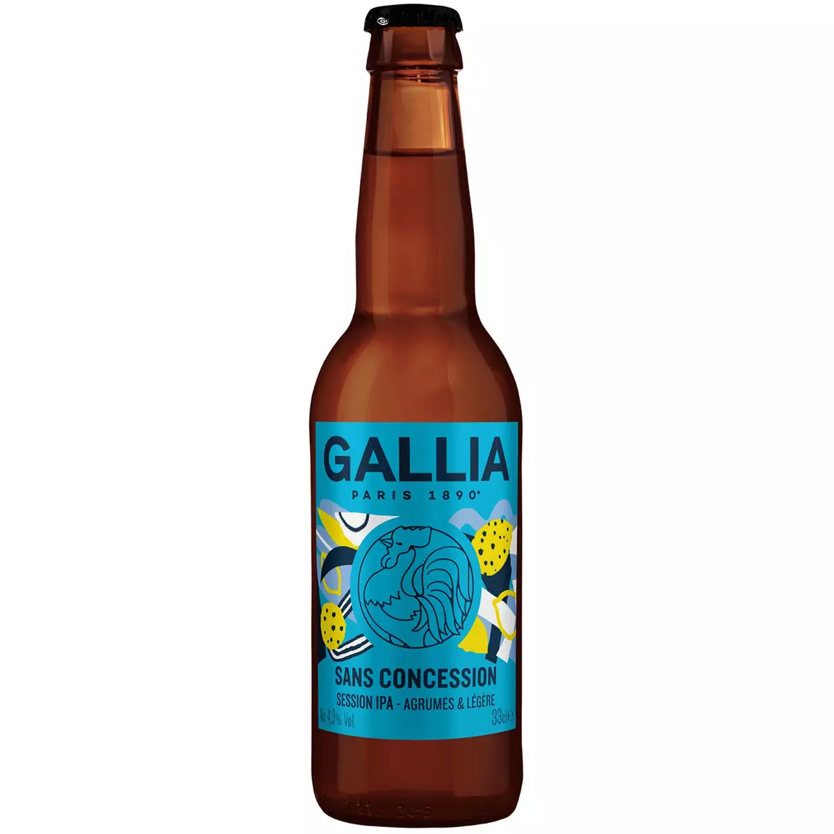 GALLIA Bière blonde session IPA 4,3% bouteille 33cl