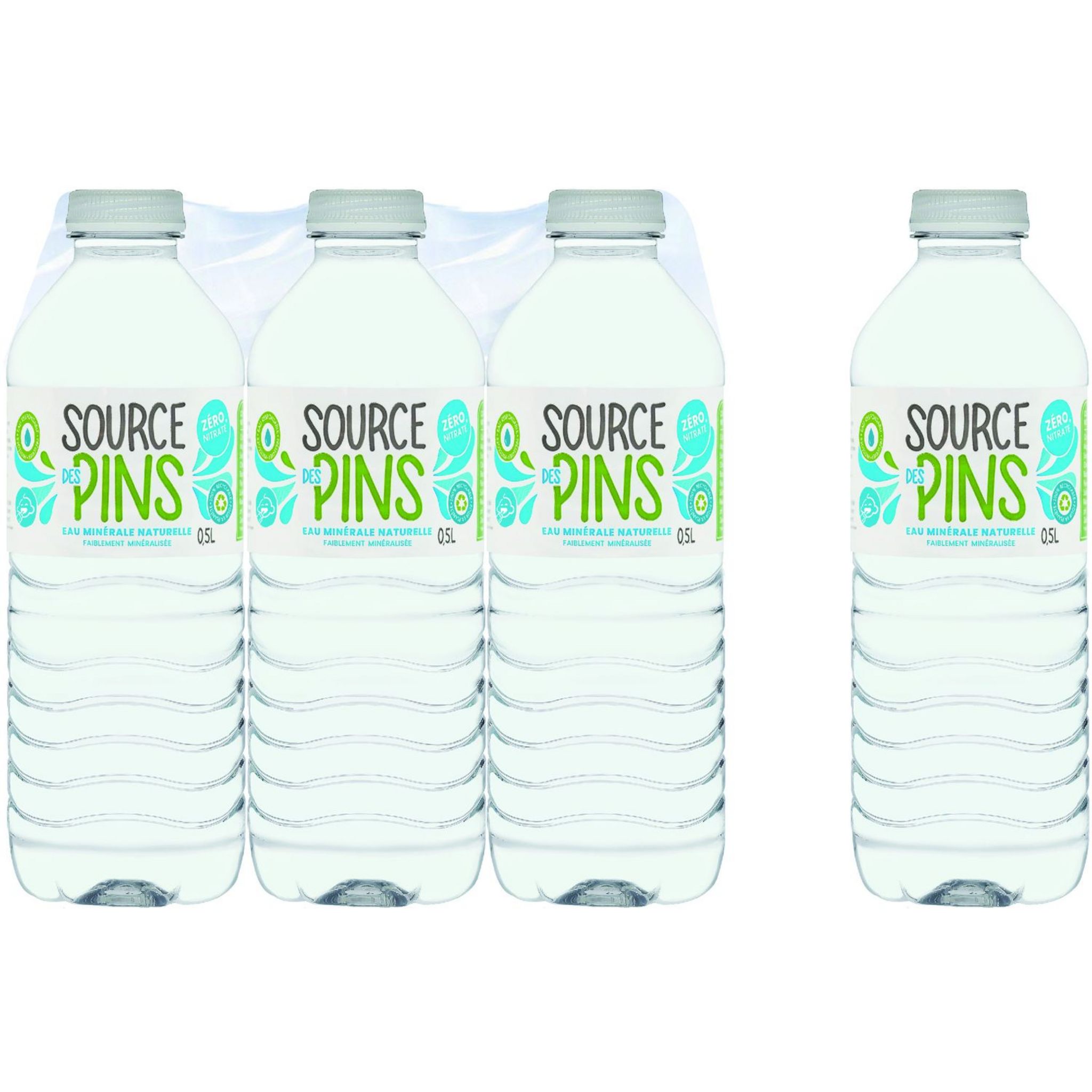 SOURCE DES PINS Eau minérale naturelle 6x50cl