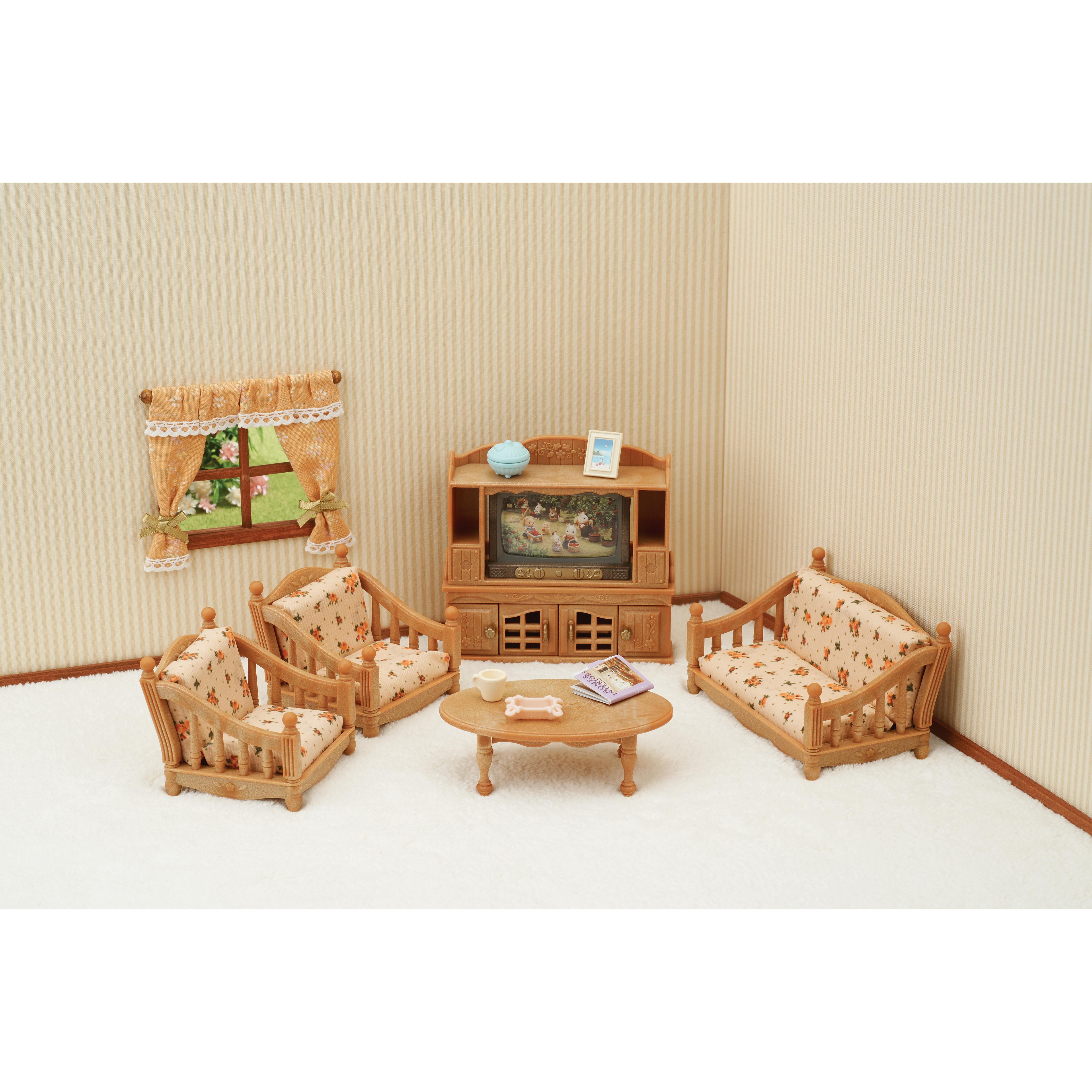 Voir la diapositive 7 : EPOCH D'ENFANCE La pièce à vivre Sylvanian Families
