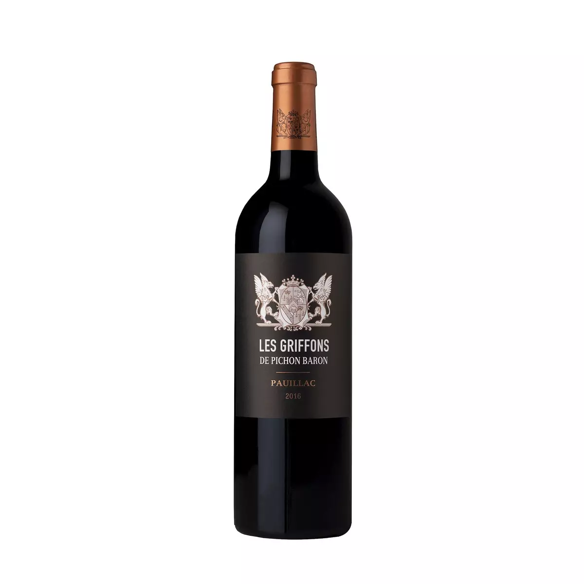 Vin rouge AOP Pauillac Les Griffons de Pichon Baron second vin du Château Pichon Baron 2016 75cl