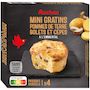 Voir la diapositive 3 : AUCHAN Mini gratins de pommes de terre bolets et cèpes à l'emmental 4 pièces 400g