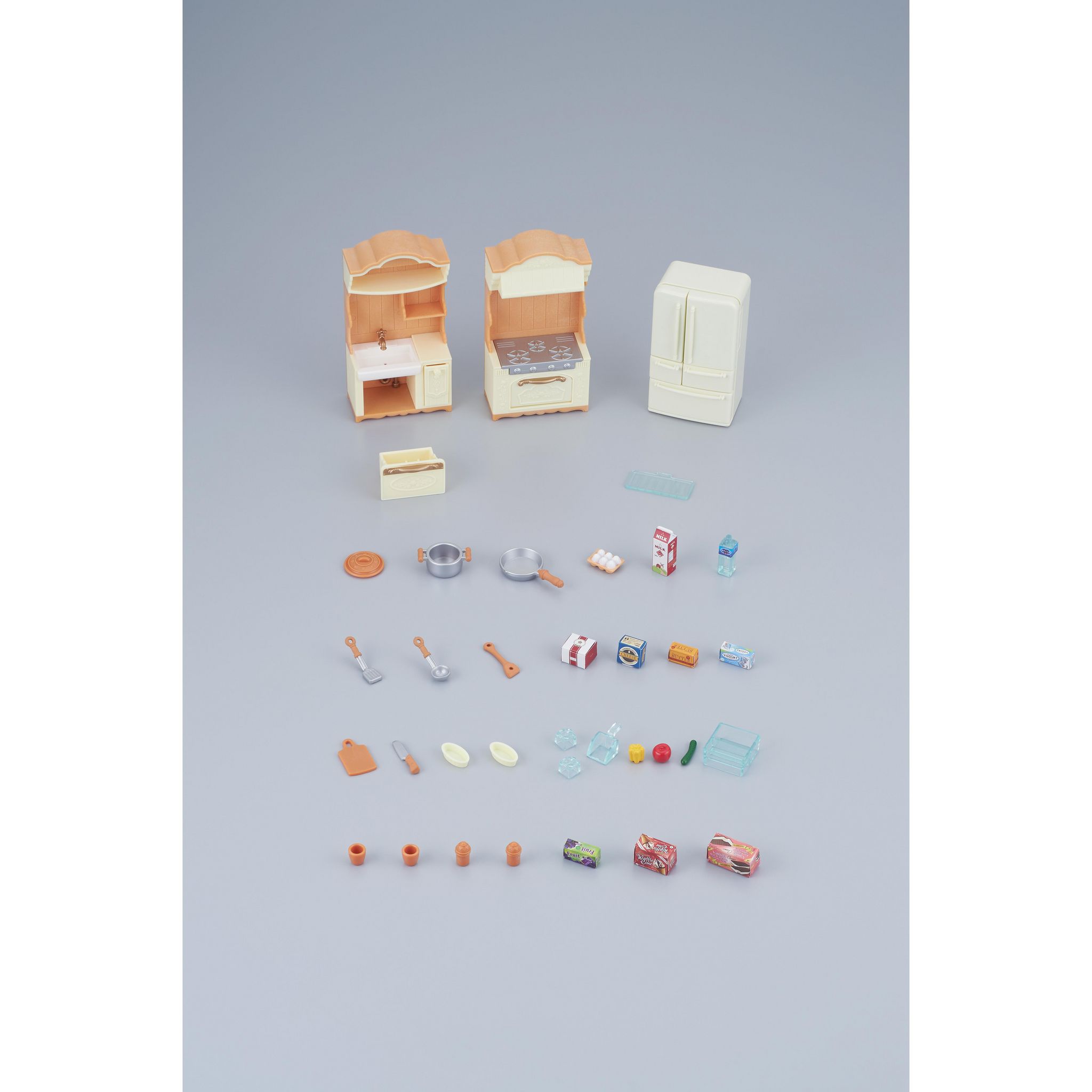 Voir la diapositive 2 : EPOCH D'ENFANCE La cuisine aménagée Sylvanian Families