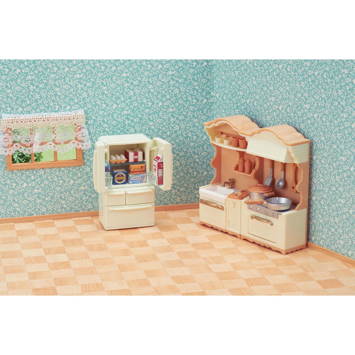 EPOCH D'ENFANCE La cuisine aménagée Sylvanian Families