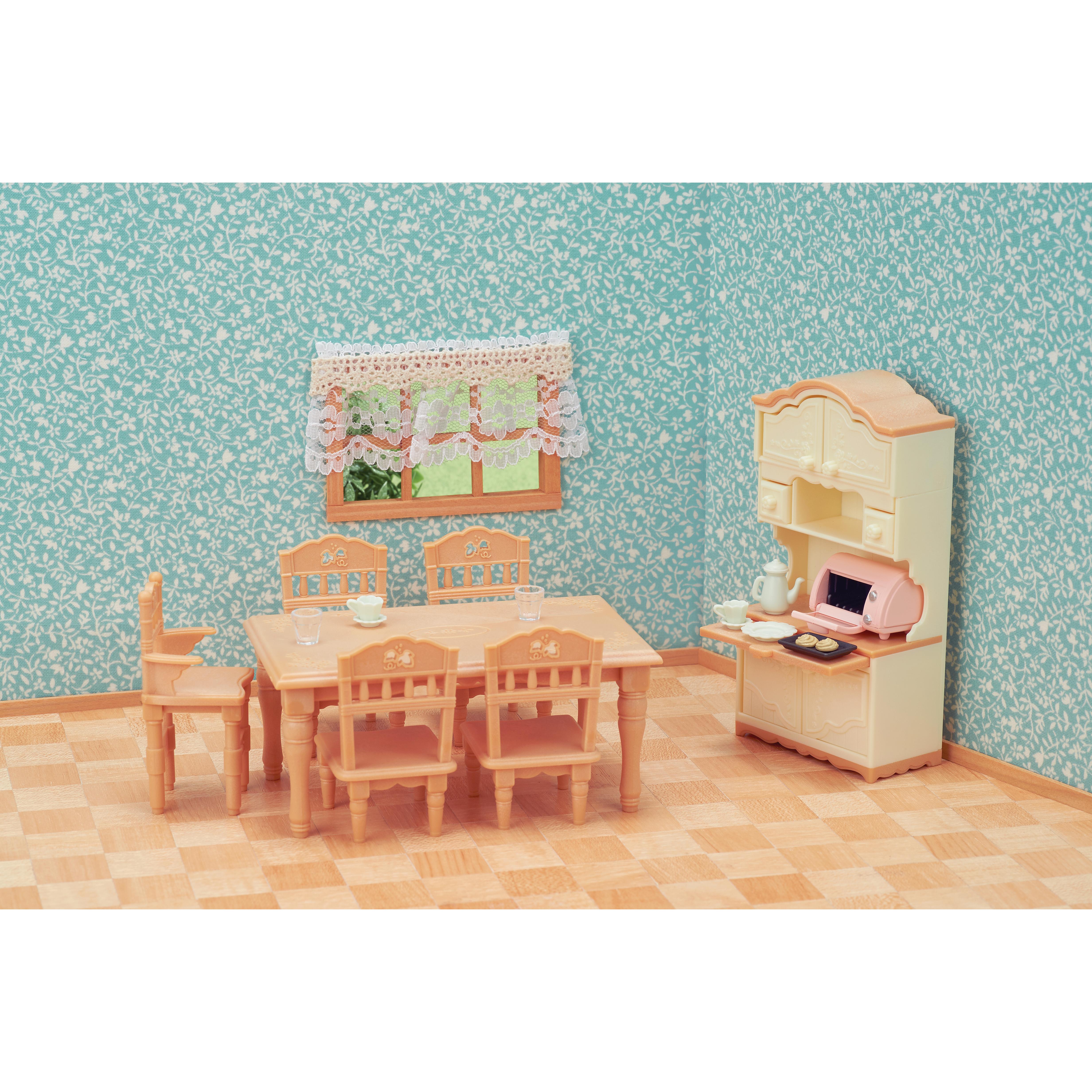 Voir la diapositive 3 : EPOCH D'ENFANCE La salle à manger Sylvanian Families