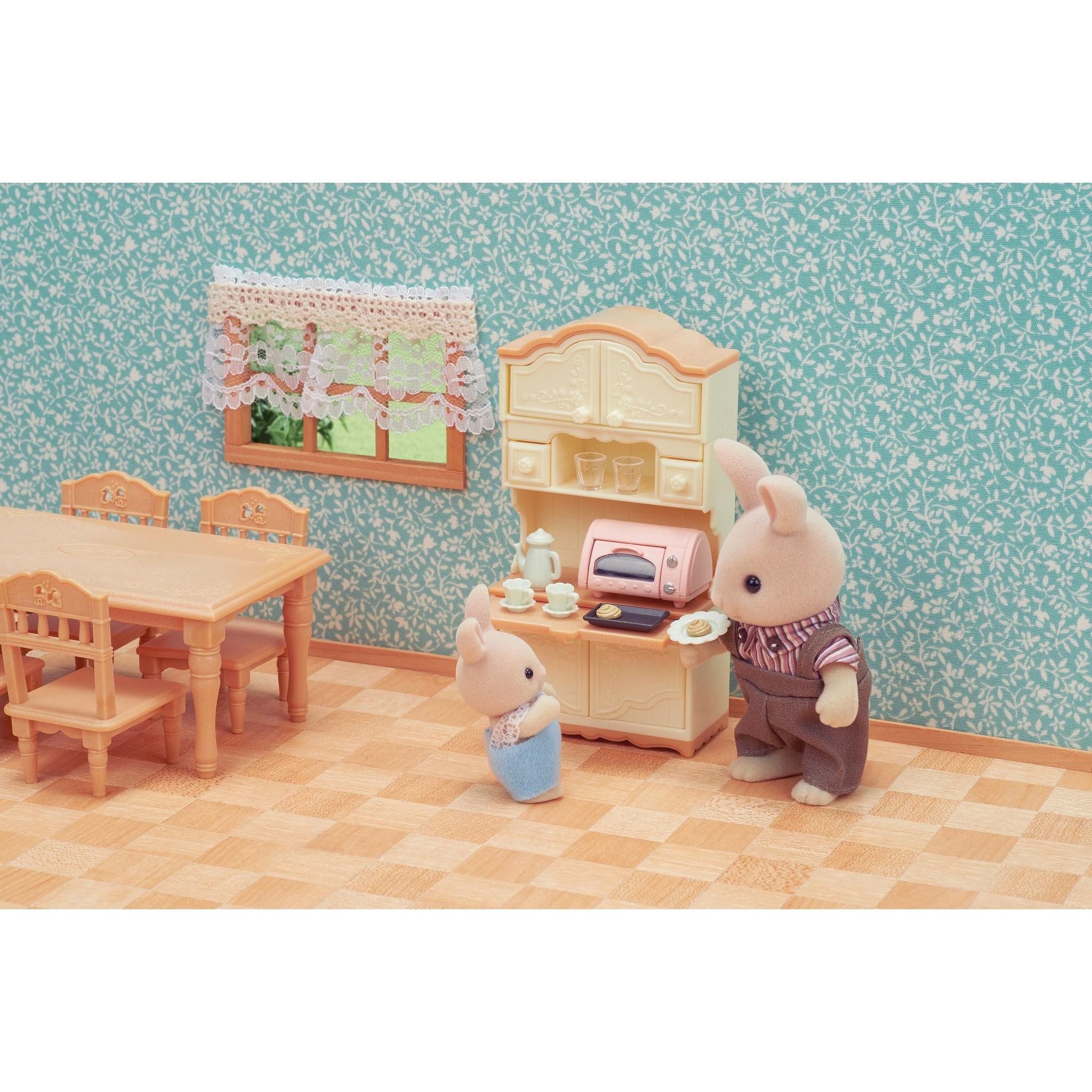 Voir la diapositive 6 : EPOCH D'ENFANCE La salle à manger Sylvanian Families