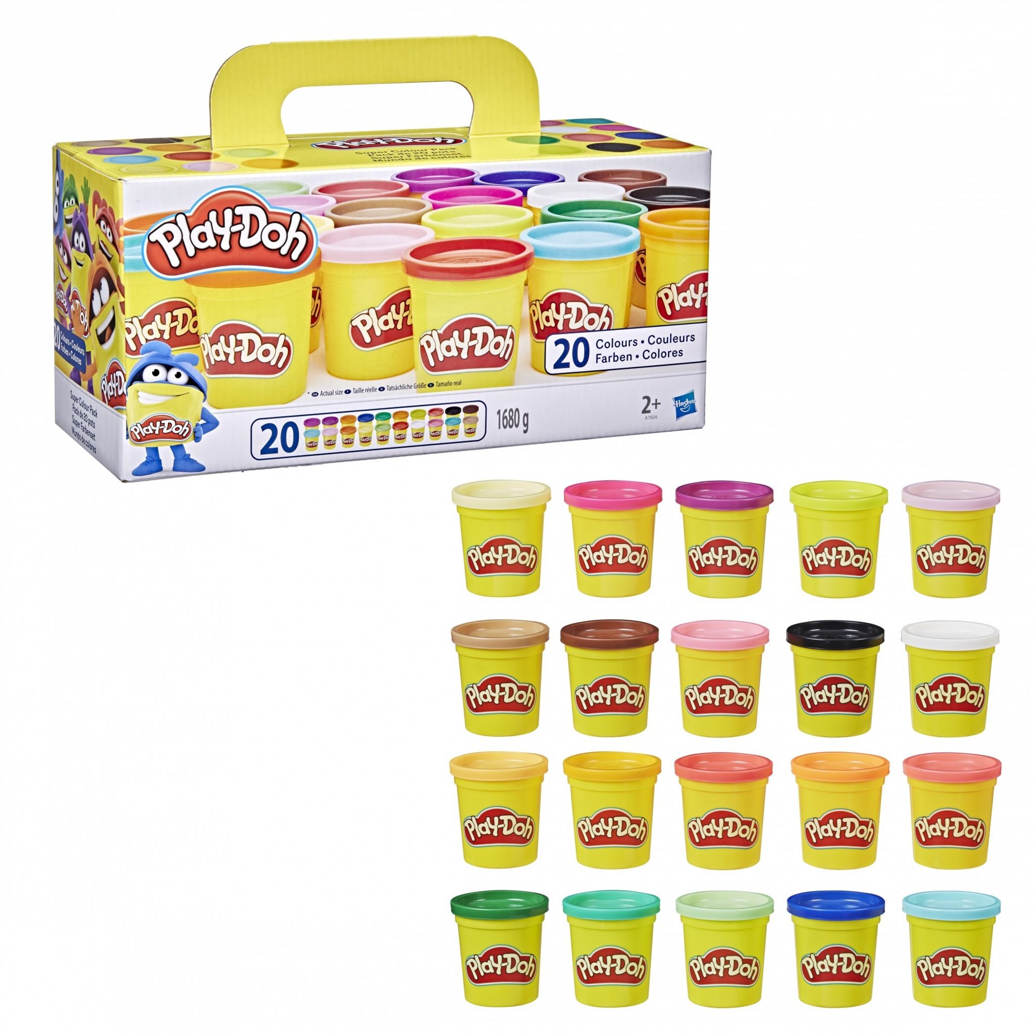 Voir la diapositive 4 : HASBRO Pâte à modeler Pack de 20 pots Play Doh