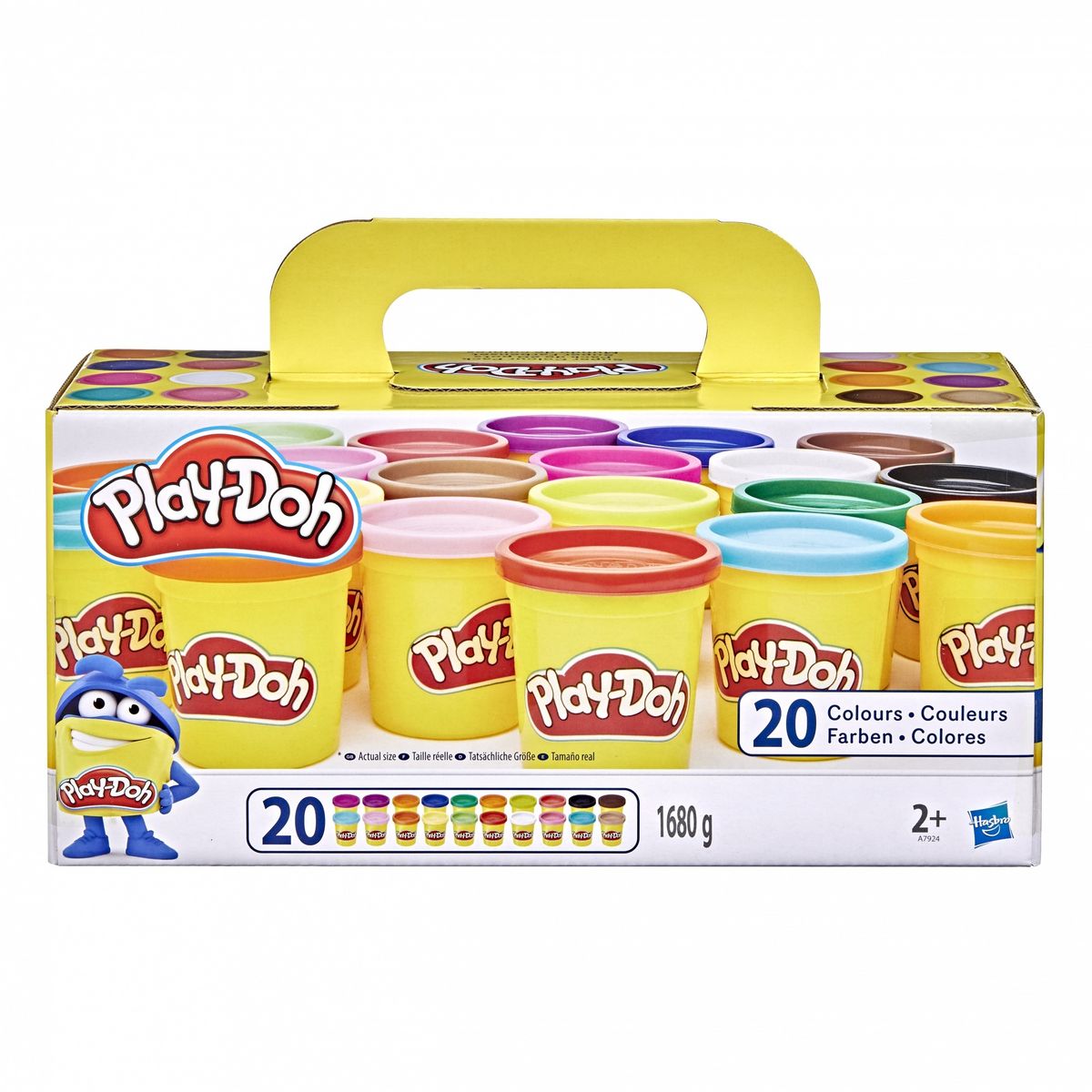 HASBRO Pâte à modeler Pack de 20 pots Play Doh