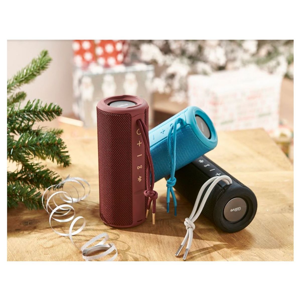 QILIVE Enceinte Bluetooth - Q.1639 Splash - Noir