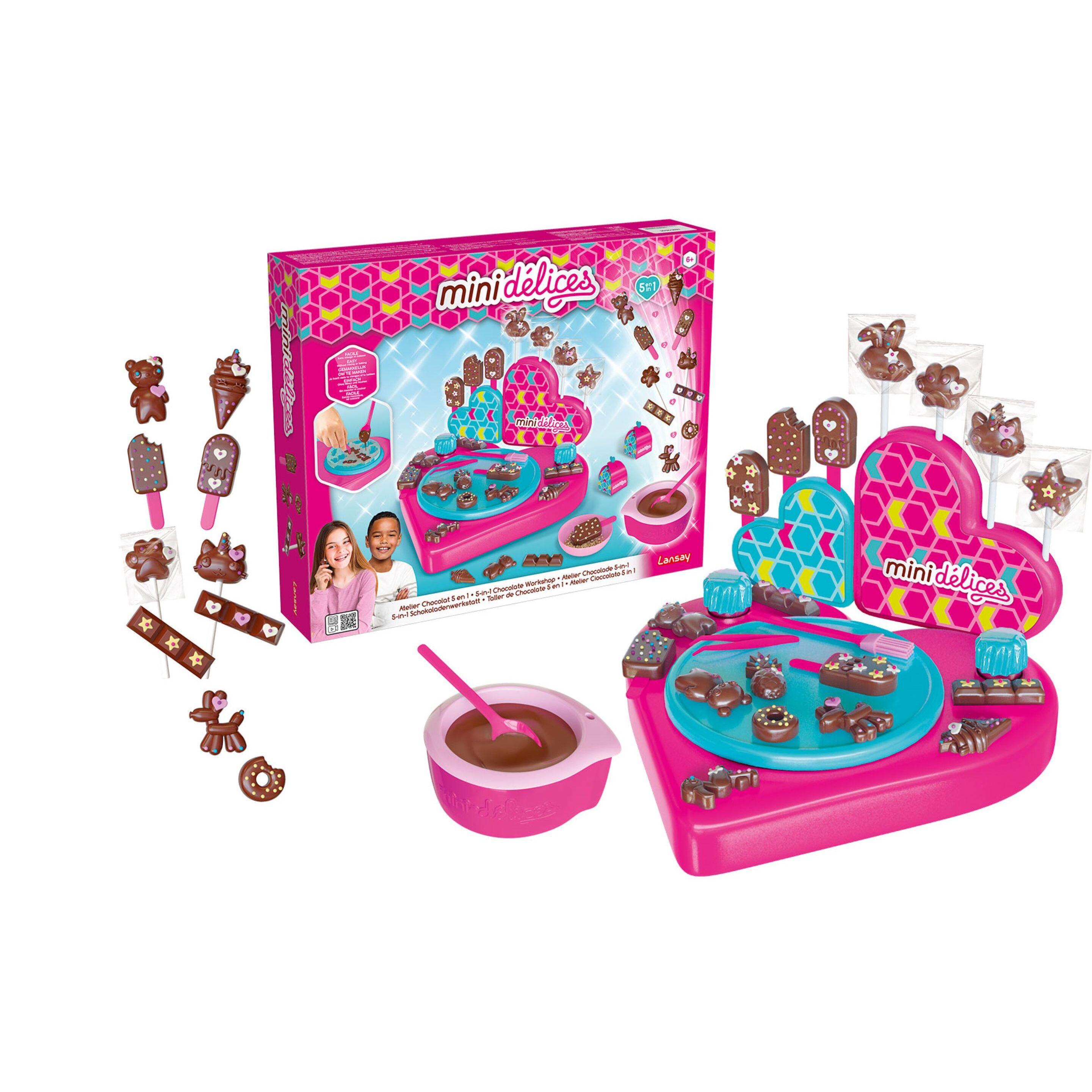 Voir la diapositive 2 : LANSAY Atelier chocolat Mini délices 5 en 1