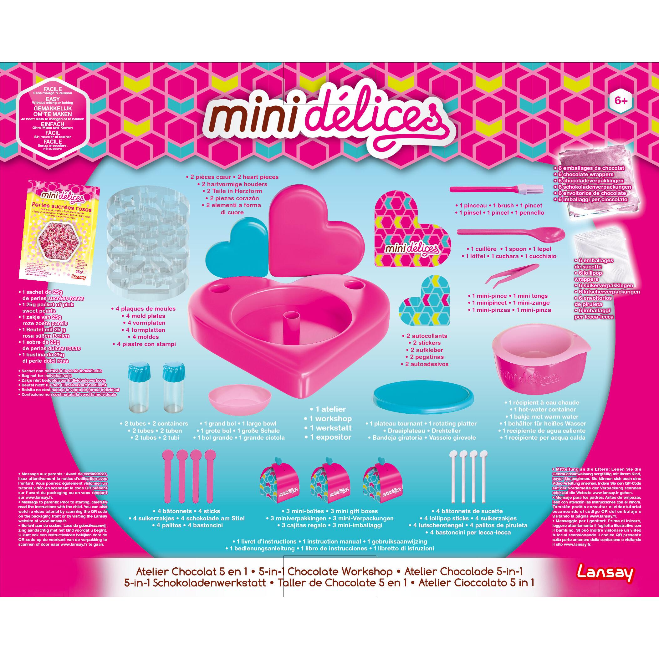 Voir la diapositive 6 : LANSAY Atelier chocolat Mini délices 5 en 1