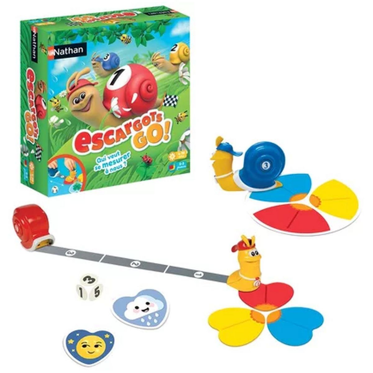 NATHAN Jeu Les Escargots Go