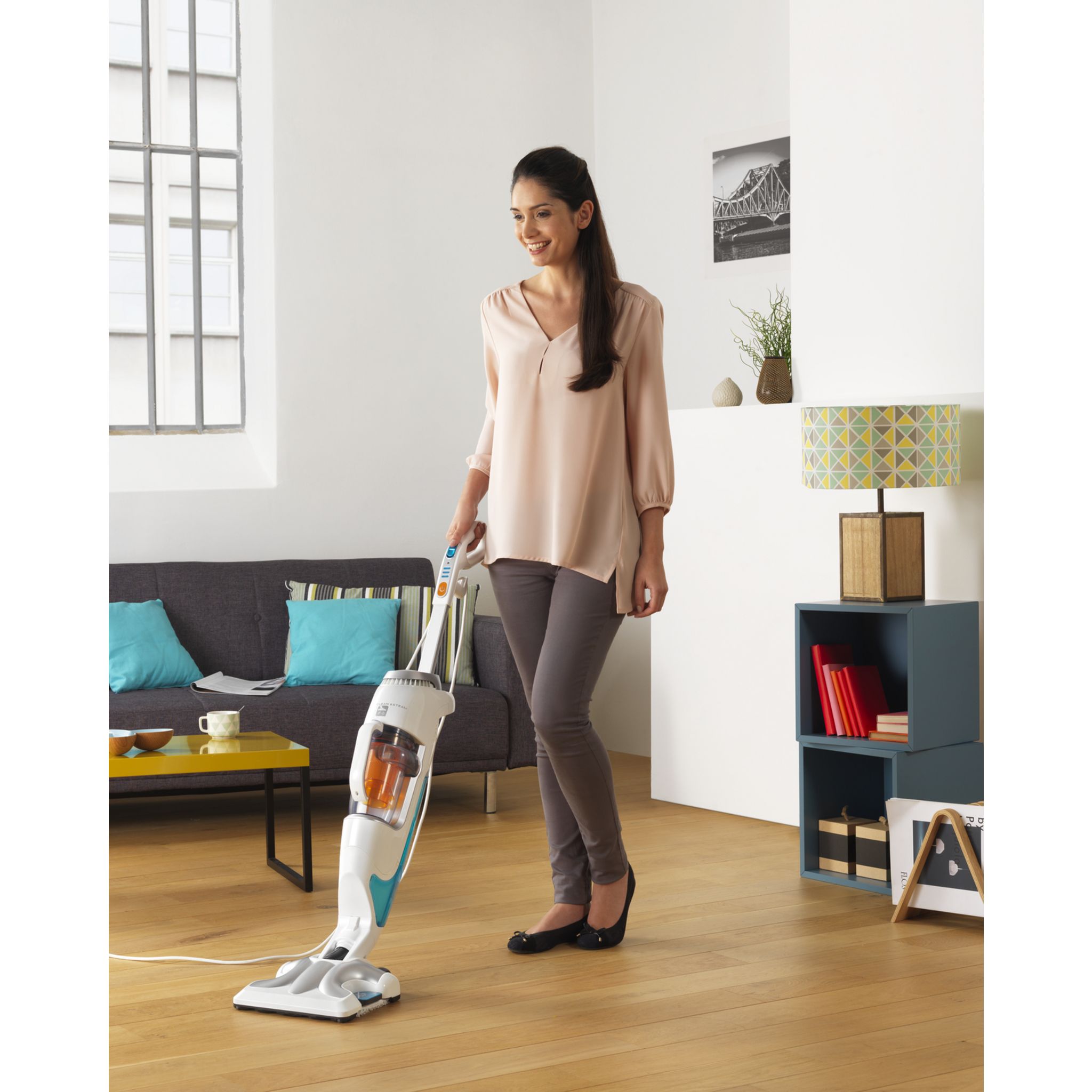 Voir la diapositive 2 : ROWENTA Nettoyeur vapeur Clean & Steam All Floors RY7597WH