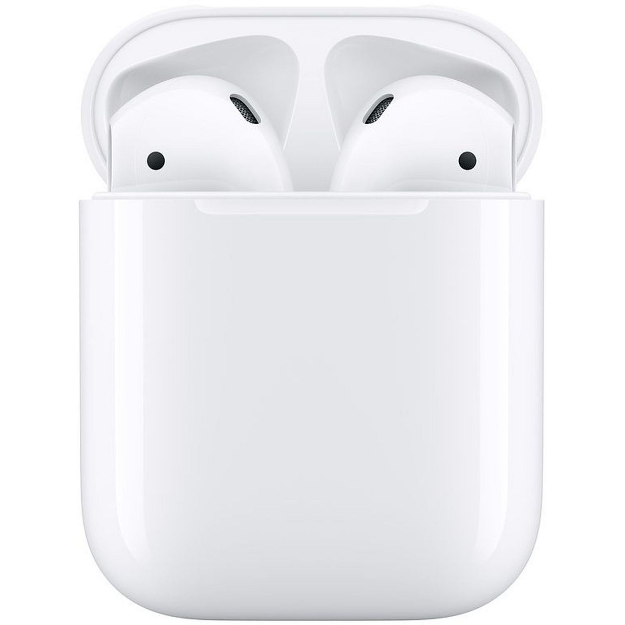 Voir la diapositive 4 : APPLE Ecouteurs sans fil AIRPODS 2 + Etui de charge filaire - Bluetooth - Blanc