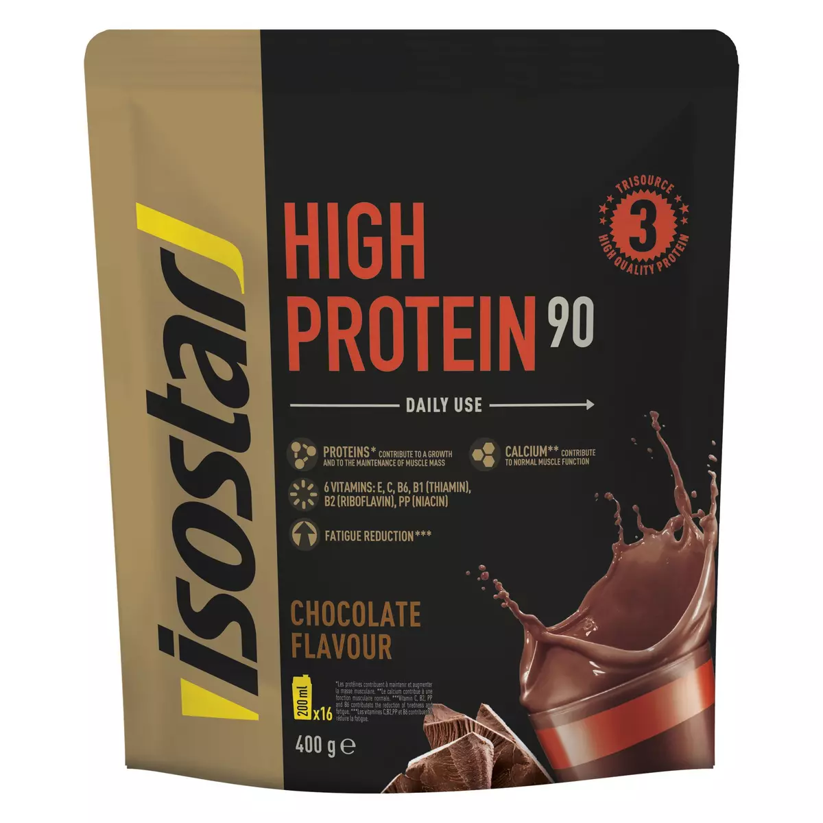 ISOSTAR Boisson high protein saveur chocolat doypack 400g