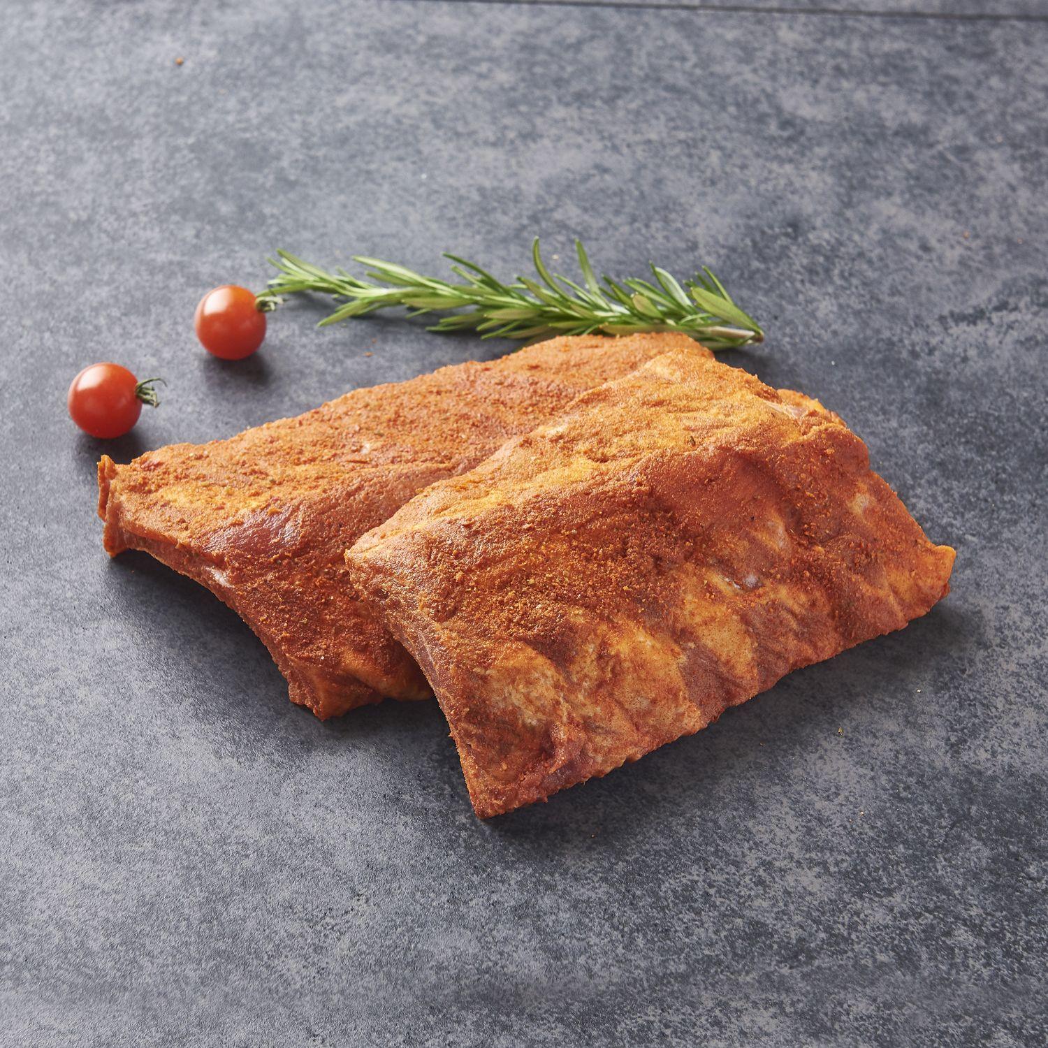 MON BOUCHER Ribs de porc sauce Tex-mex 3 portions 380 g à 560 g