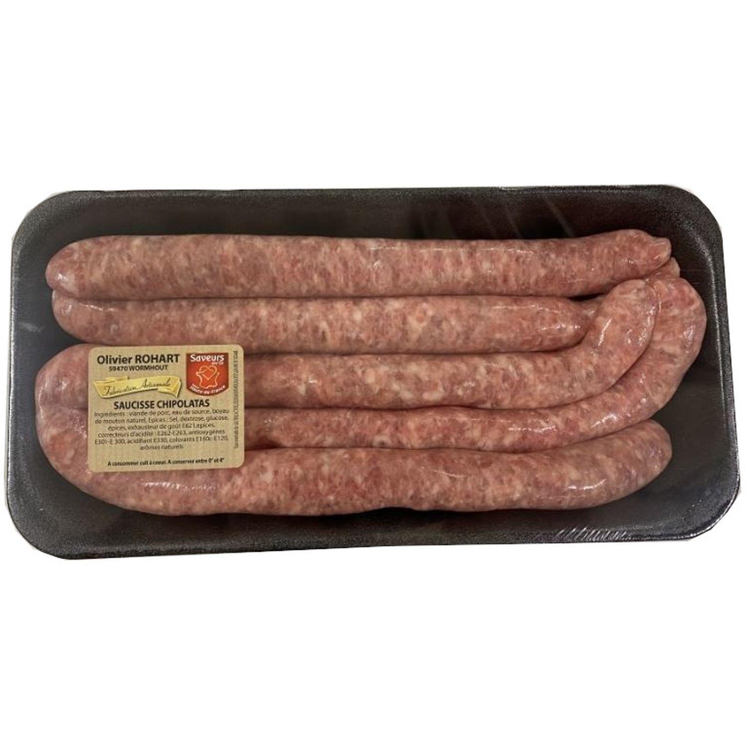 MON BOUCHER Chipolata XL 5 portions 360 g à 560 g