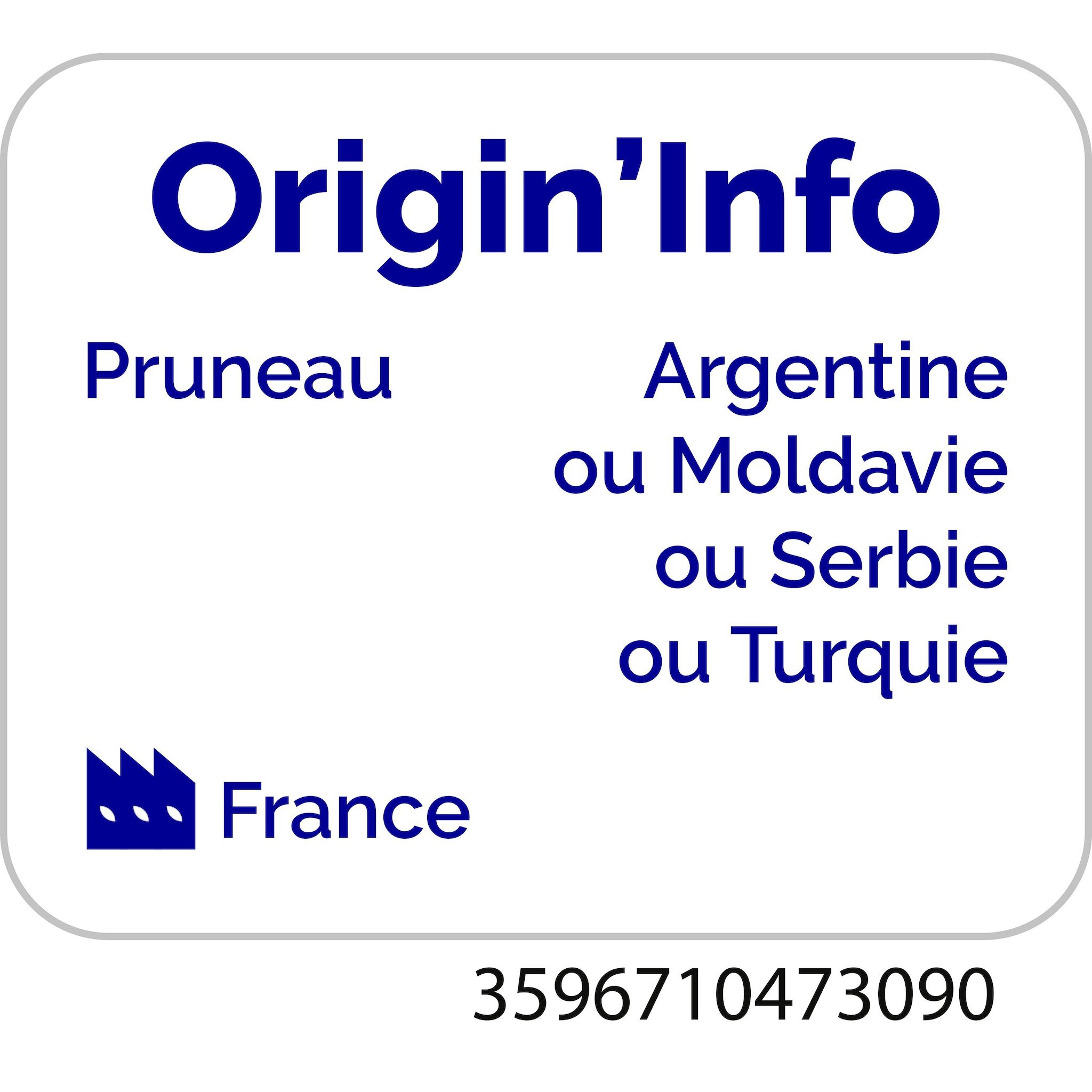Voir la diapositive 2 : AUCHAN BIO Pur jus de pruneau bio bouteille verre 1l
