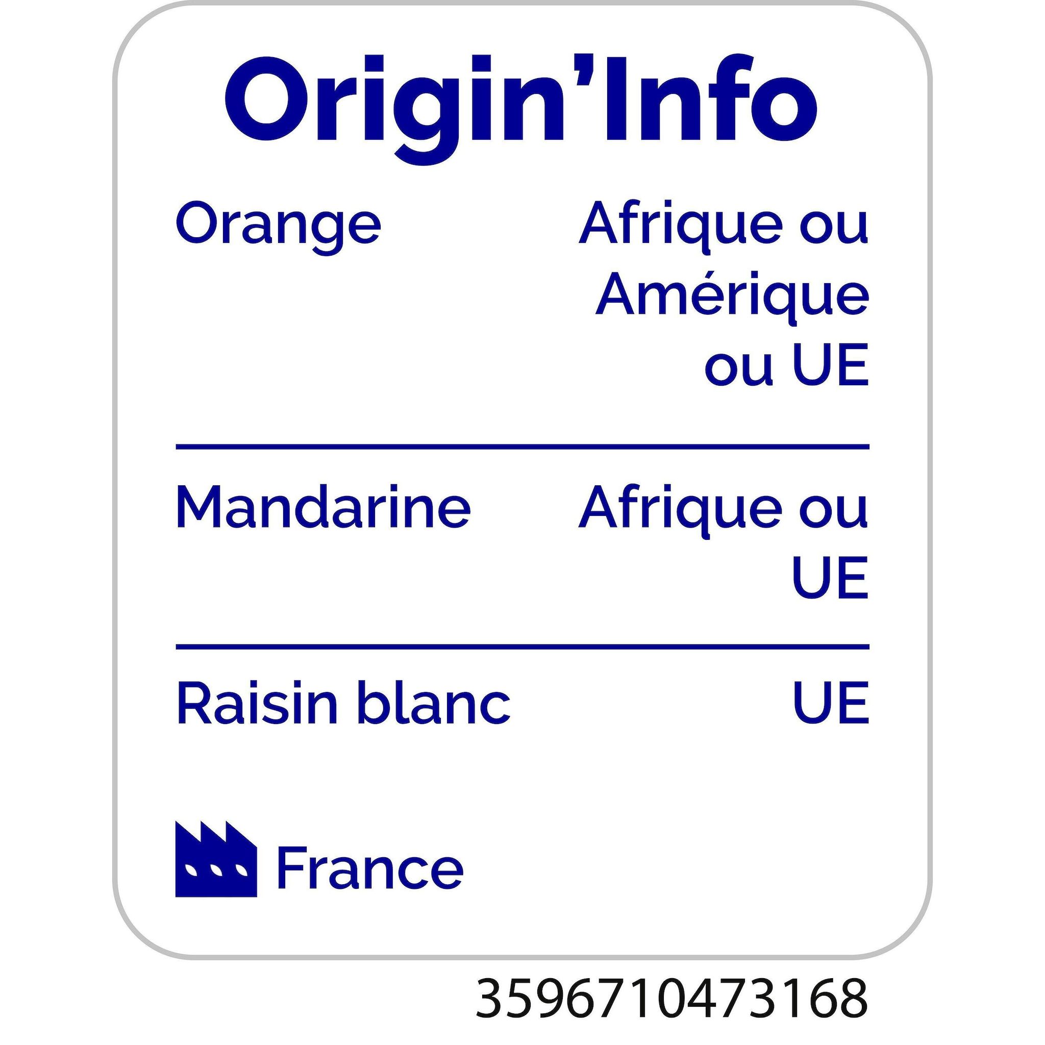 Voir la diapositive 2 : AUCHAN BIO Pur jus réveil douceur agrumes en bouteille 1l