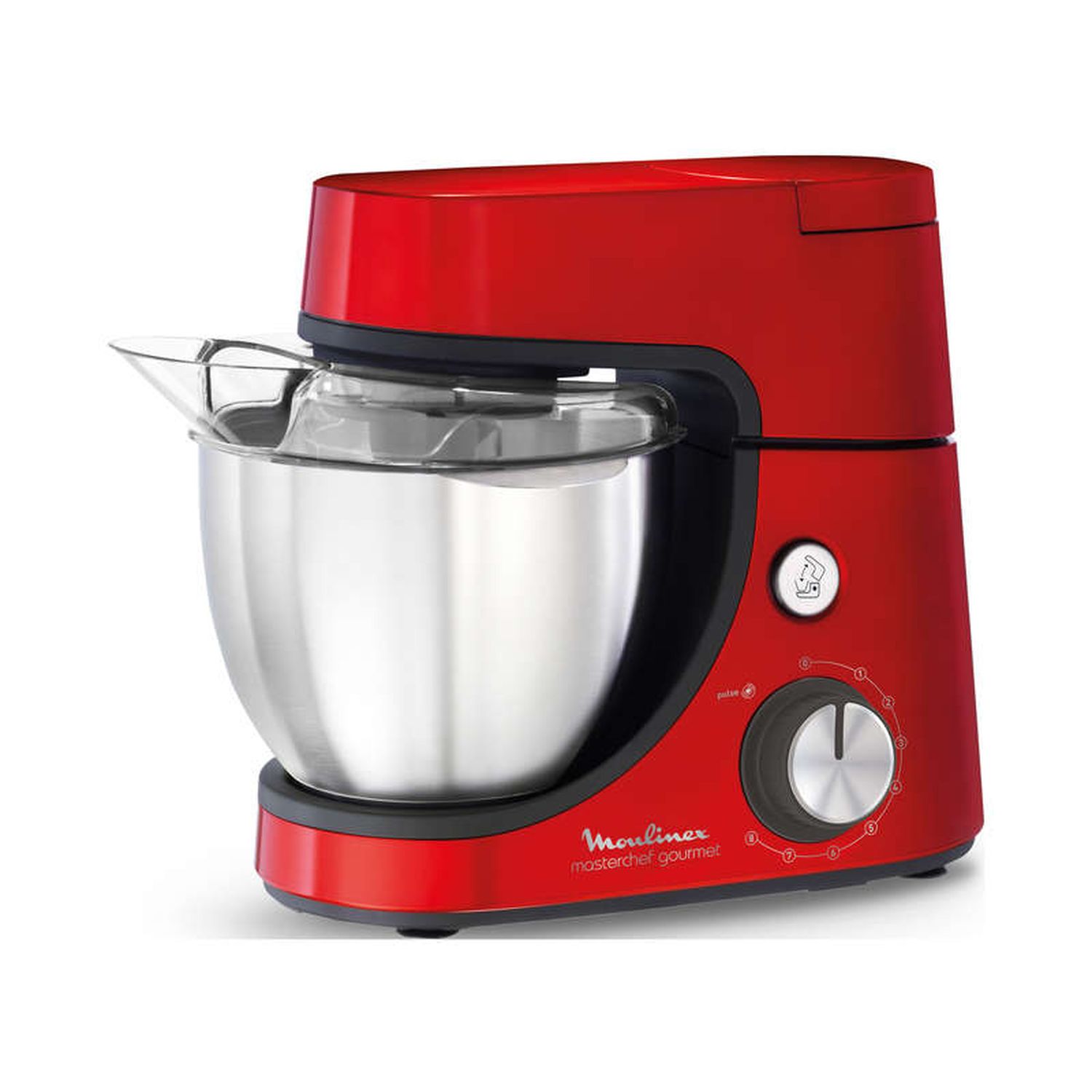 Voir la diapositive 5 : MOULINEX Robot pâtissier multifonction avec hachoir - QA513G10 - Rouge