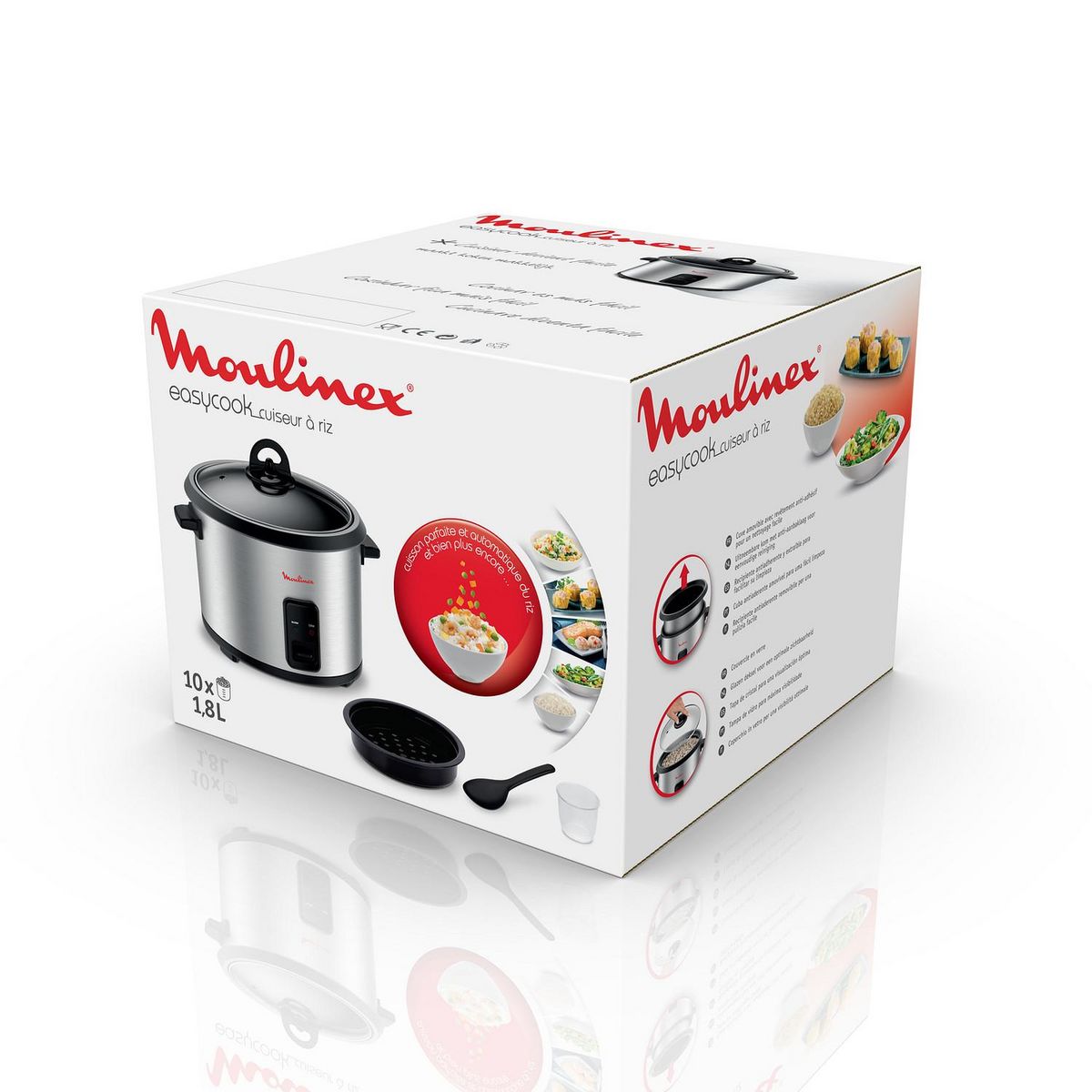 MOULINEX Cuiseur riz -&nbsp;Easy rice MK123D10