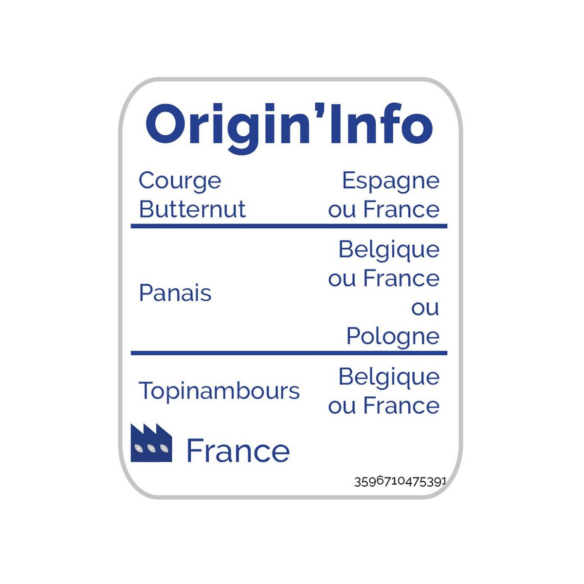 AUCHAN Purée de légumes anciens 4 portions 800g