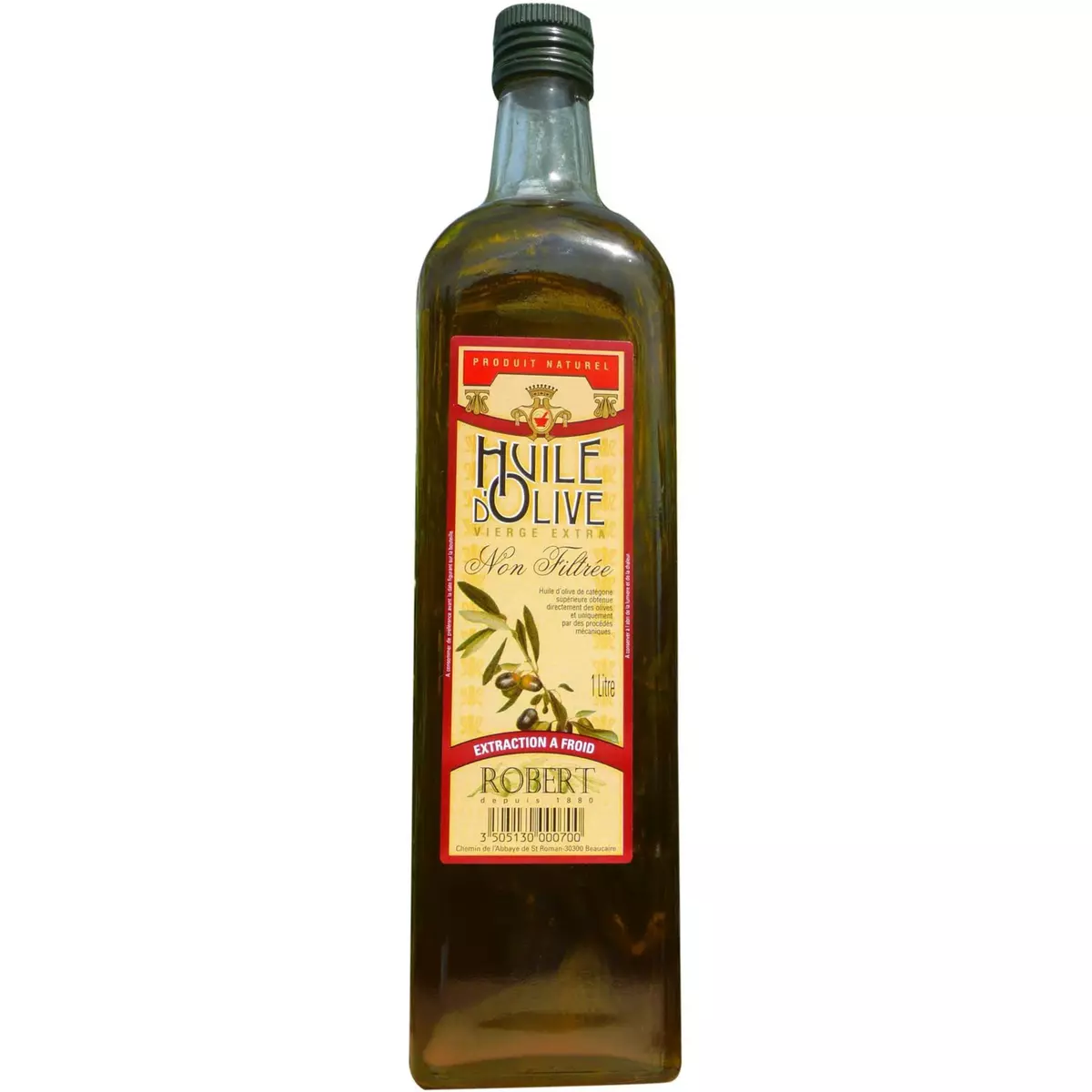 ROBERT Huile d'olive vierge extra non filtrée 1l
