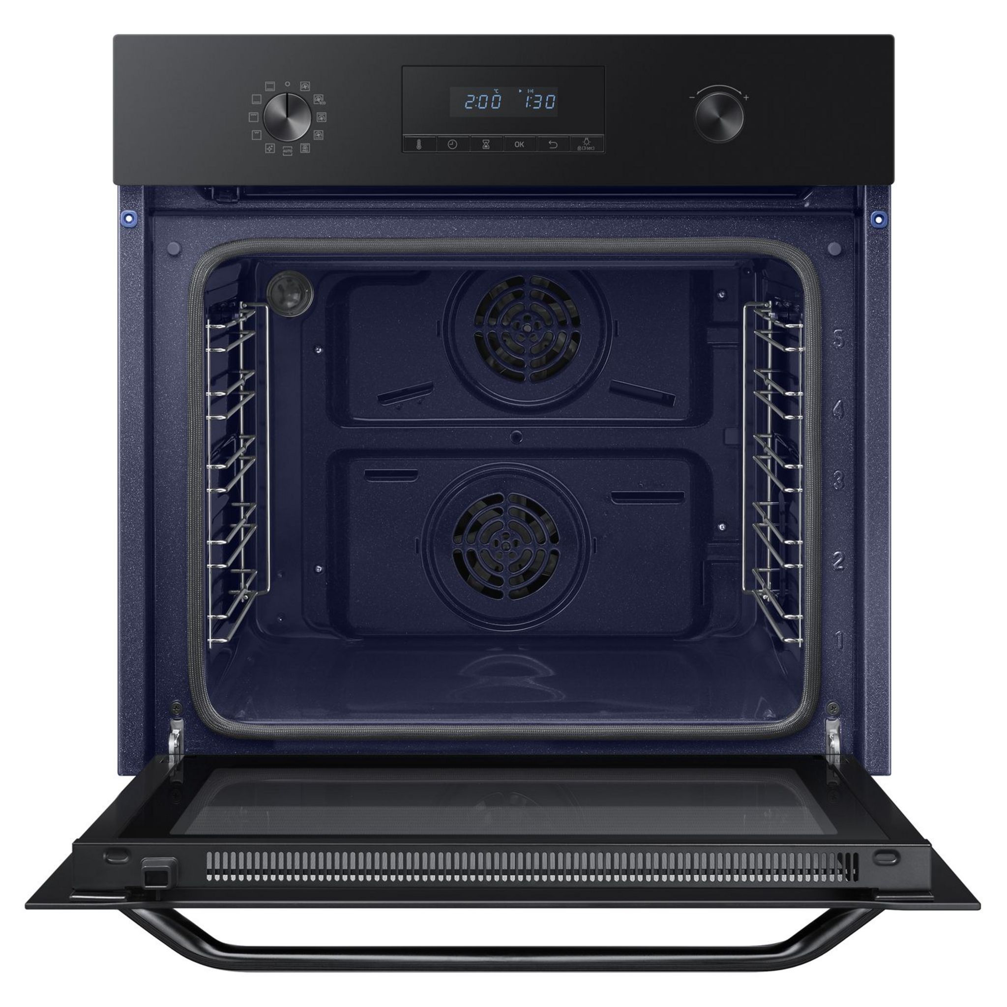 Voir la diapositive 3 : SAMSUNG Four encastrable SNV68R3375BB, 68 L, Multifonction, Nettoyage pyrolyse