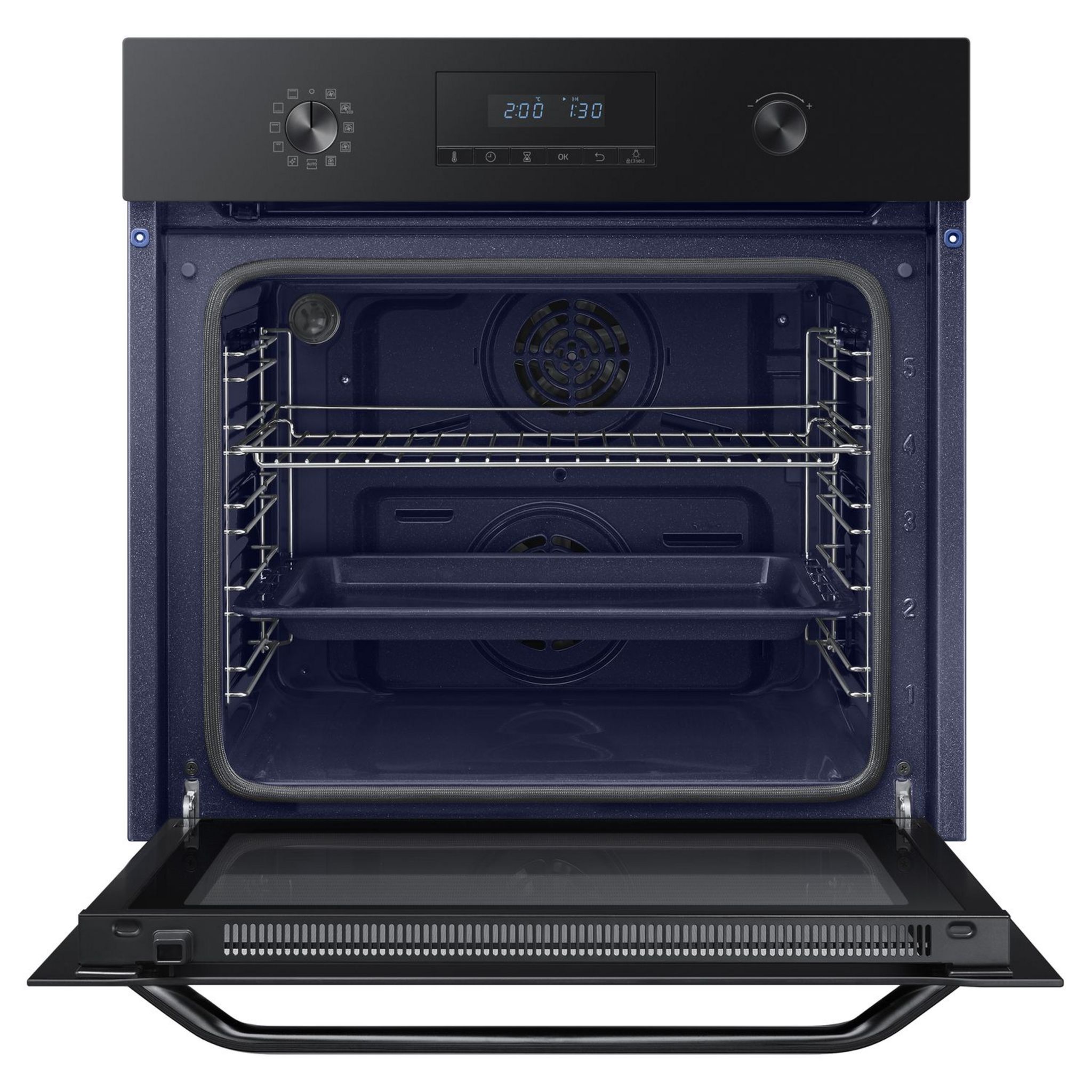 Voir la diapositive 4 : SAMSUNG Four encastrable SNV68R3375BB, 68 L, Multifonction, Nettoyage pyrolyse