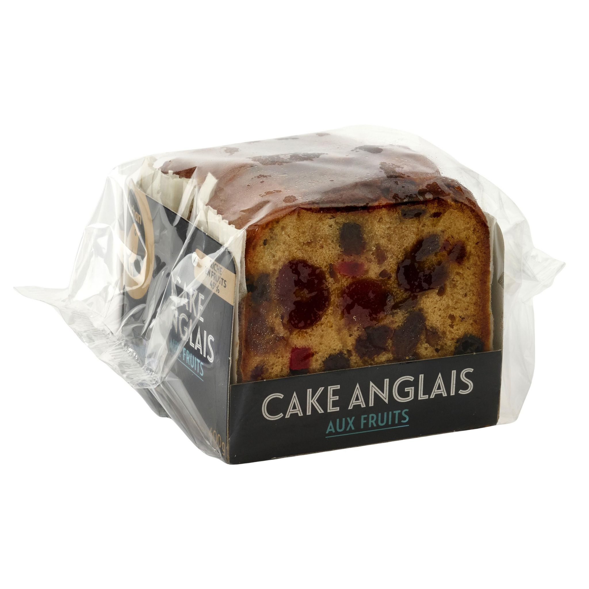 Voir la diapositive 3 : AUCHAN GOURMET Cake anglais aux fruits 400g