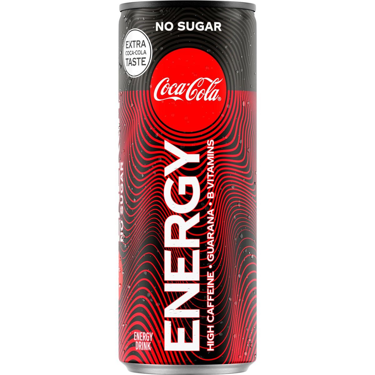 COCA-COLA Boisson gazeuse avec caféine guarana ss sucre boîte 25cl