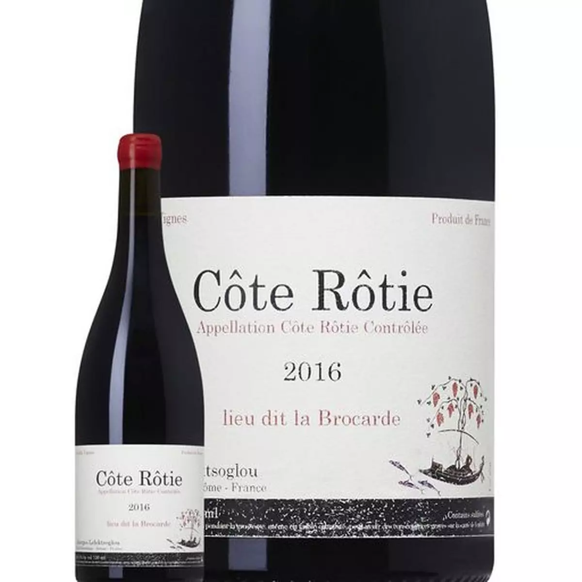 Vin rouge AOP Côte-Rotie Lieu Dit La Brocarde 2016 75cl