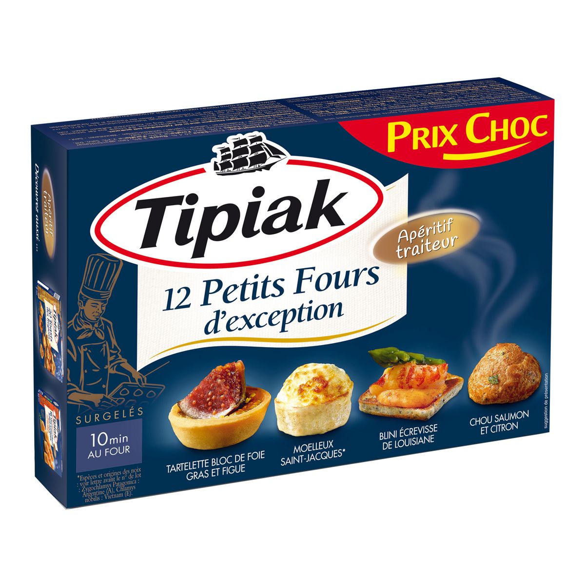 TIPIAK 12 FOURS D'EXCEPTION 12 pièces 100g