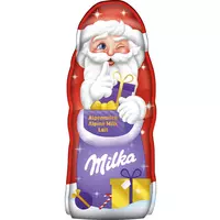 MILKA Boules de Noël chocolat au lait, blanc ou praliné croquant 350g pas  cher 
