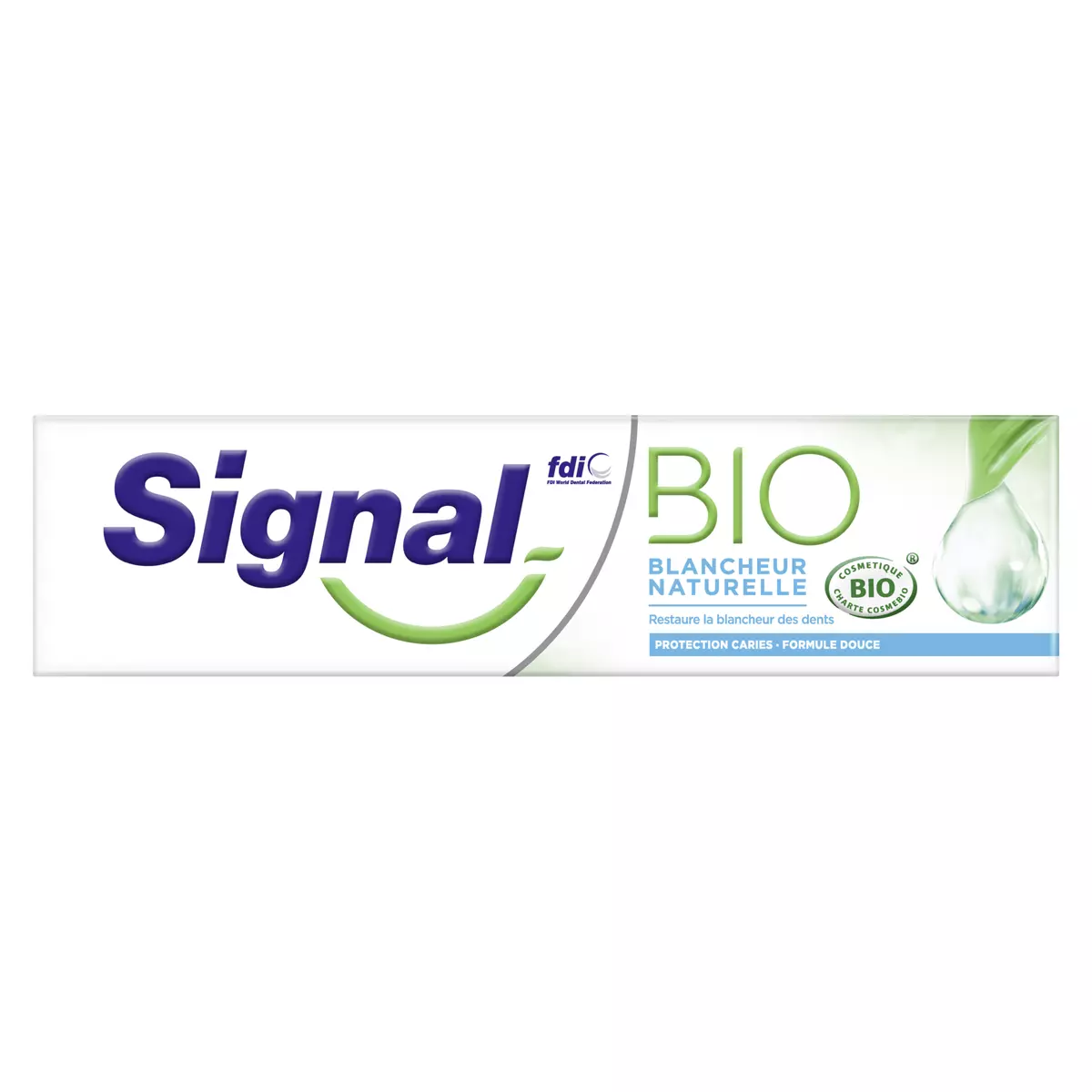 SIGNAL BIO Dentifrice blancheur naturelle & protection caries 75ml