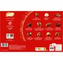 Voir la diapositive 2 : NESTLE La Boîte Rouge assortiment de chocolats au lait et noirs 22 pièces 400g