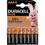 Voir la diapositive 1 : DURACELL Piles AAA/LR03 alcalines 1.5V  plus power