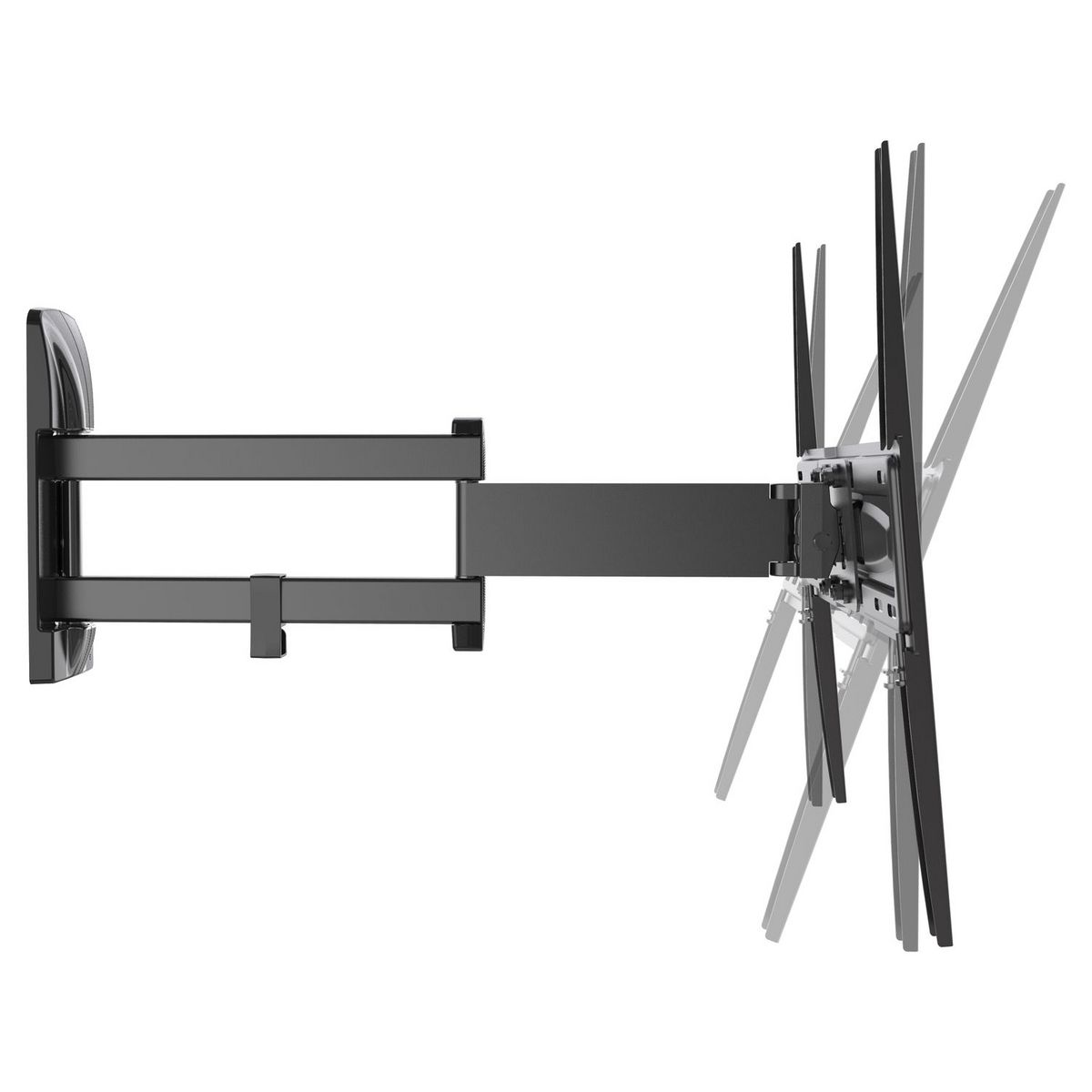 MELICONI Support TV Inclinable et Double Rotation SP 400SDR Plus 40 à 82 pouces - Noir