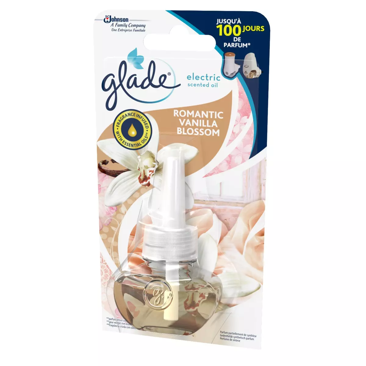 GLADE Electric scented oil recharge romantique vanille 20ml
